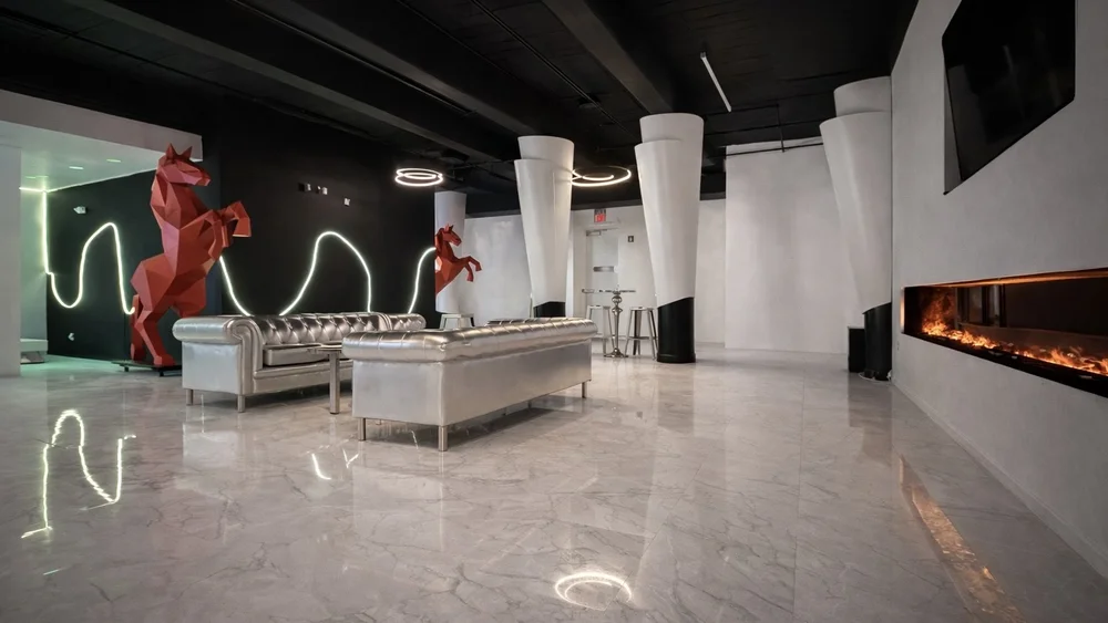 The B-side indoor event space