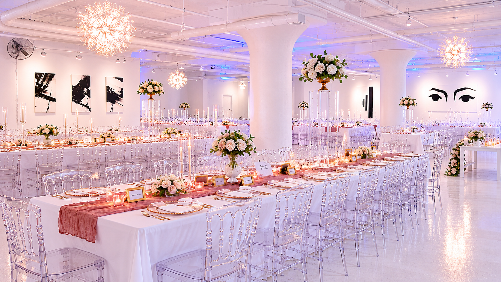 Indoor wedding venue in Jersey City - Vanilla Skies Event Space