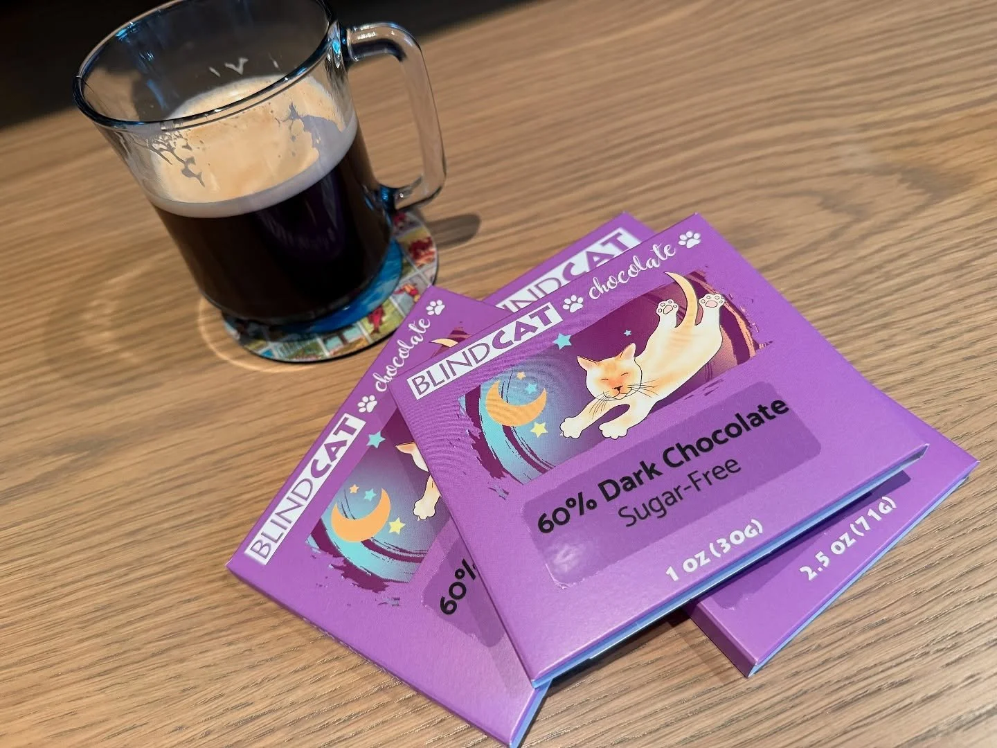 Shoutout to my new fav sugar free chocolate &ndash; from @blindcatchocolate 

I love it! So good and it&rsquo;s made with allulose!&nbsp;

Check them out!