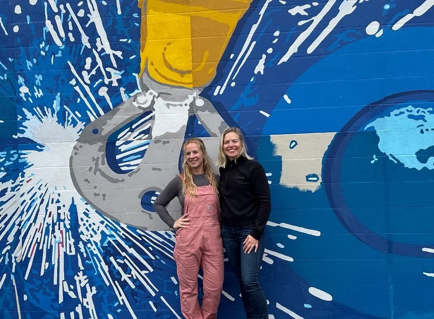 I want to take a second to highlight my incredible sister, Stephanie Delibertis, and share something she has been working on that I am extremely proud of.

If you have not already seen, we had an amazing mural installed at American Crane &amp; Equipm