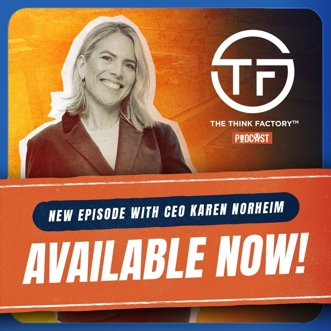 Just wrapped an amazing conversation on The Think Factory podcast where I dive into leadership in manufacturing, workforce development, and innovation that moves our industry forward.
&nbsp;
Tune in to hear how we&rsquo;re shaping the future of Ameri