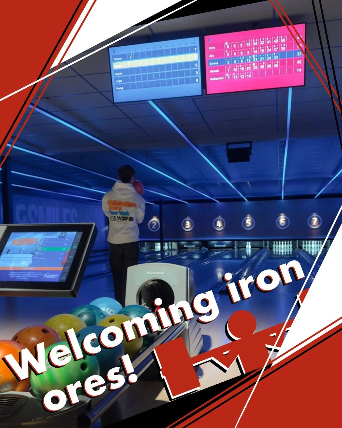 🔥 Enter: new members!!

🥳 This month we had the honour of welcoming new members to our association! Celebrating this occasion, we organized events tailord specifically for them that would help them get to know other members of IJzersterk. 

🎳 One 