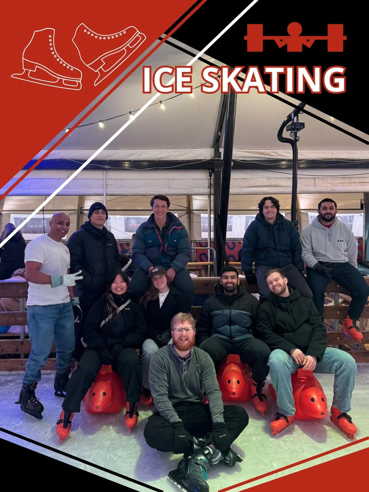 Ice skating recap! ⛸️
At IJzersterk, we are very confident about are abilities in the gym. But what about outside the gym? Every now and then we love to challenge ourselves in a different sports or activity... and that always makes for a funny experi