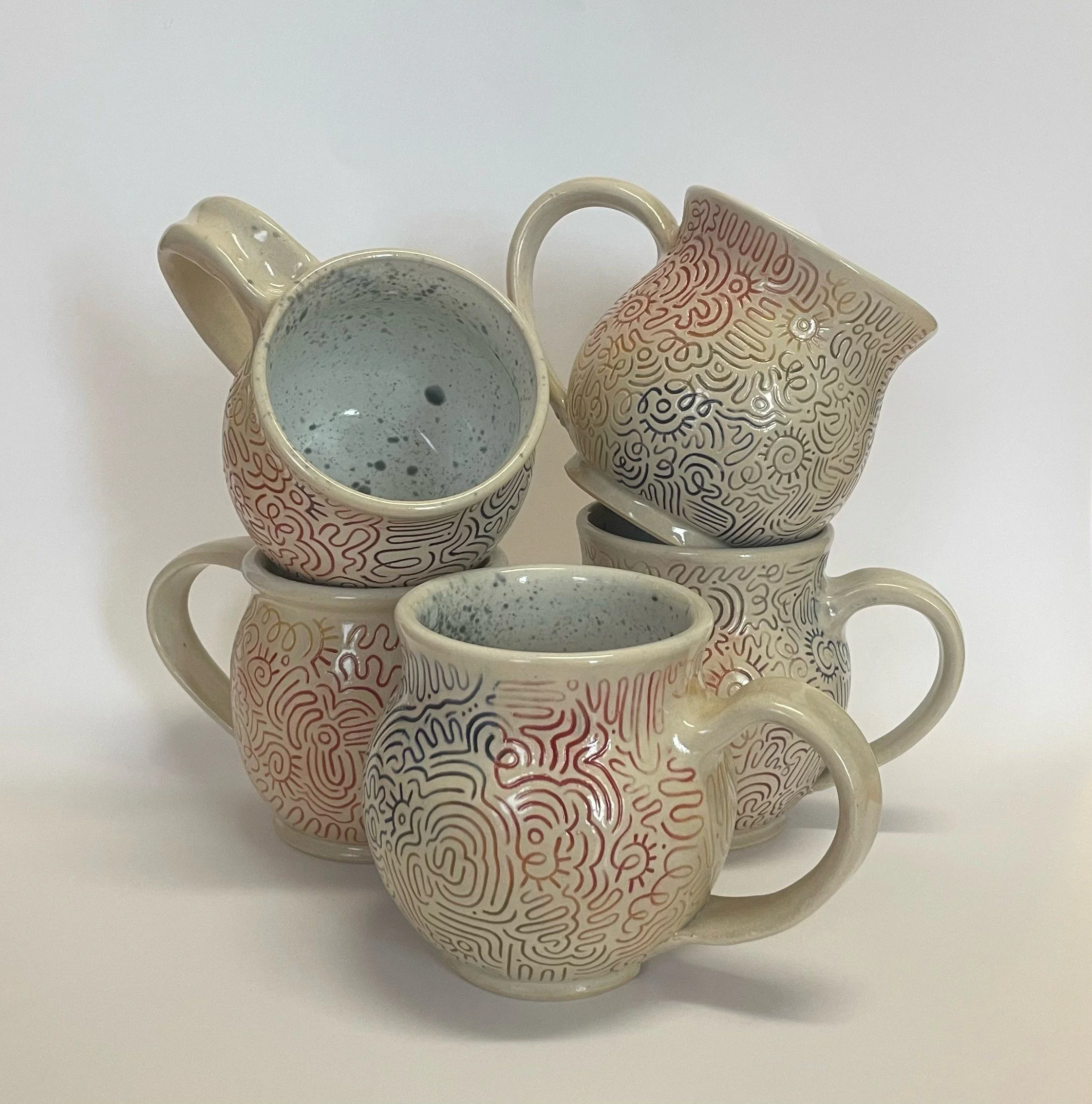 Rainbow Mishima Mugs - 2026
