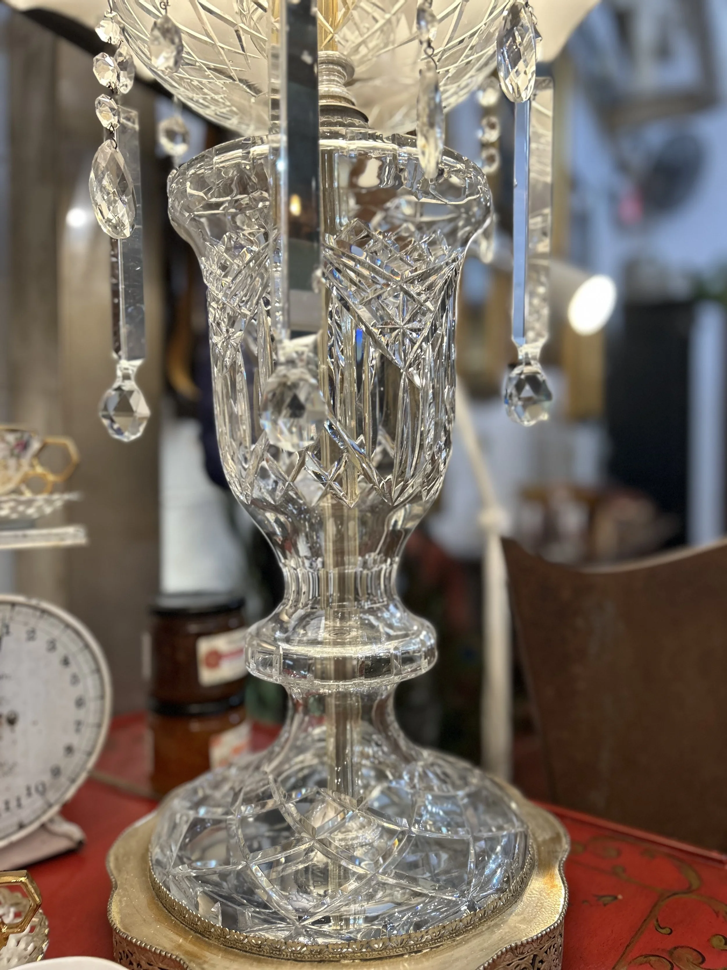 Statement Crystal Lamp. Must See. $350