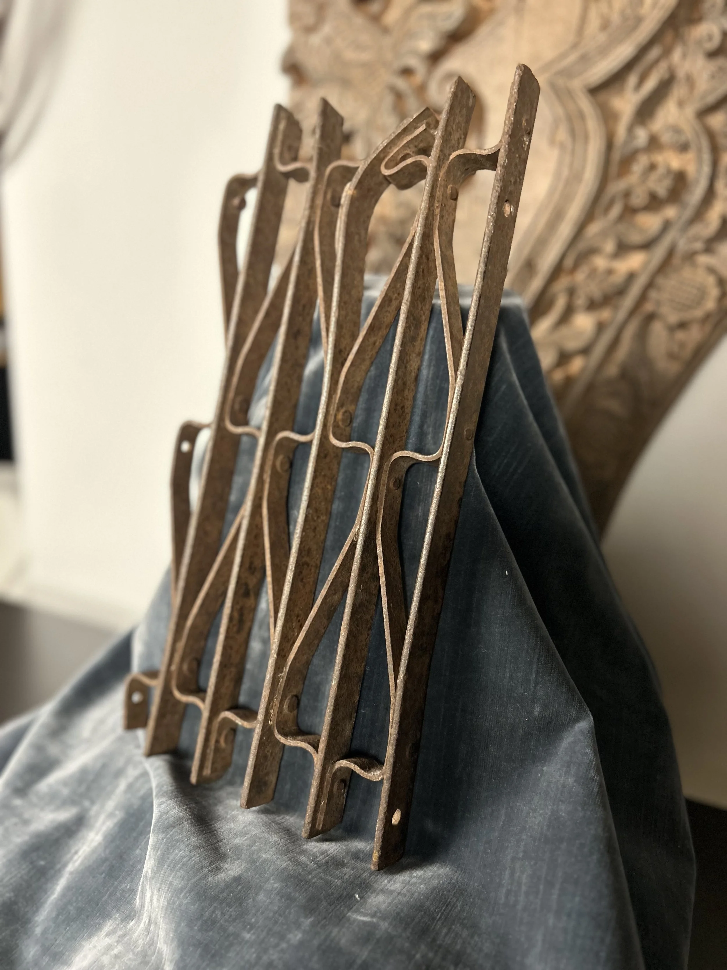 Piece of Rusty Iron Gate 20T x 12W $65