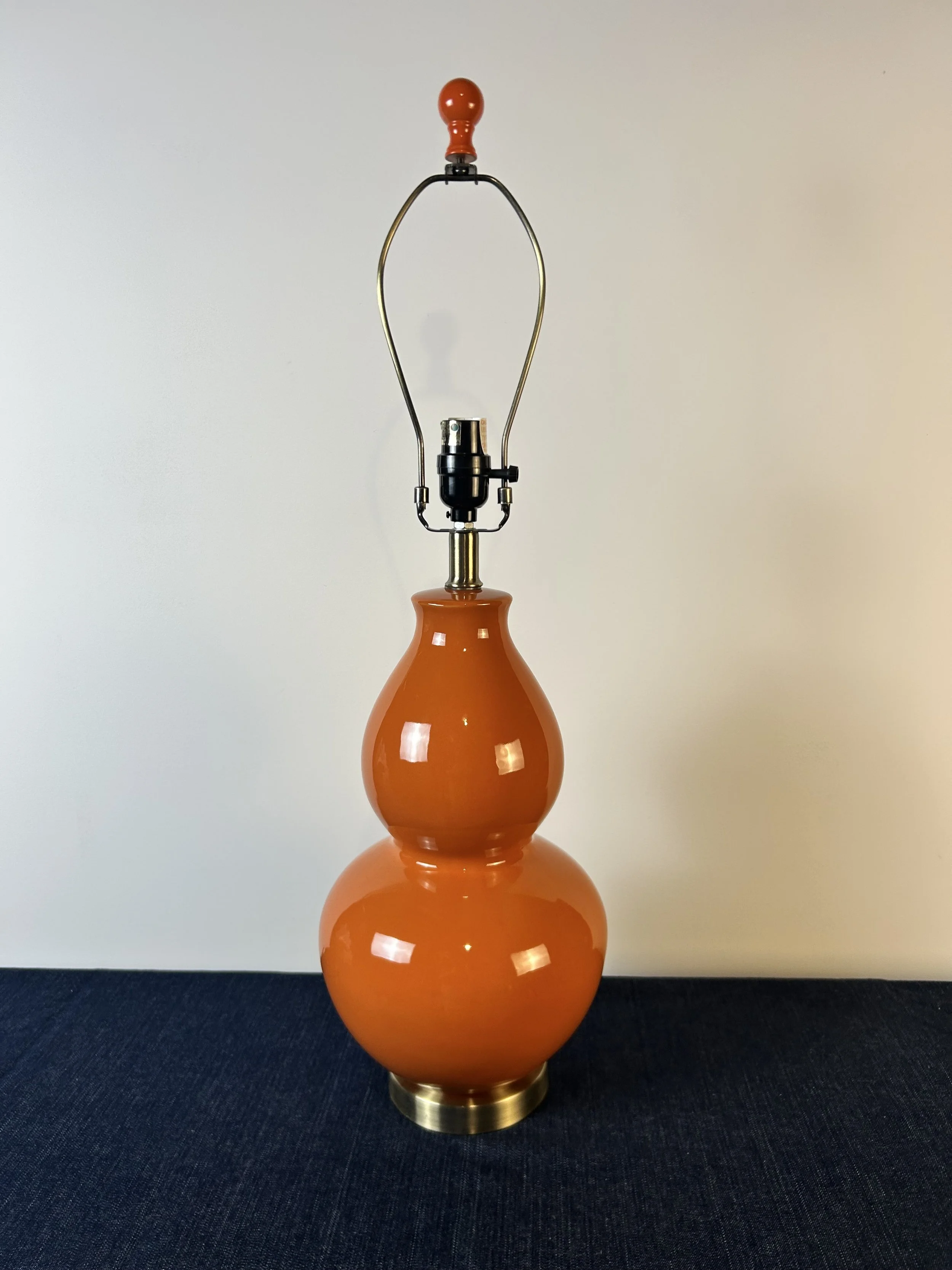 Simmaron c. 1980's ceramic Flow Movement Lamp Base 16T x 8.5D $85