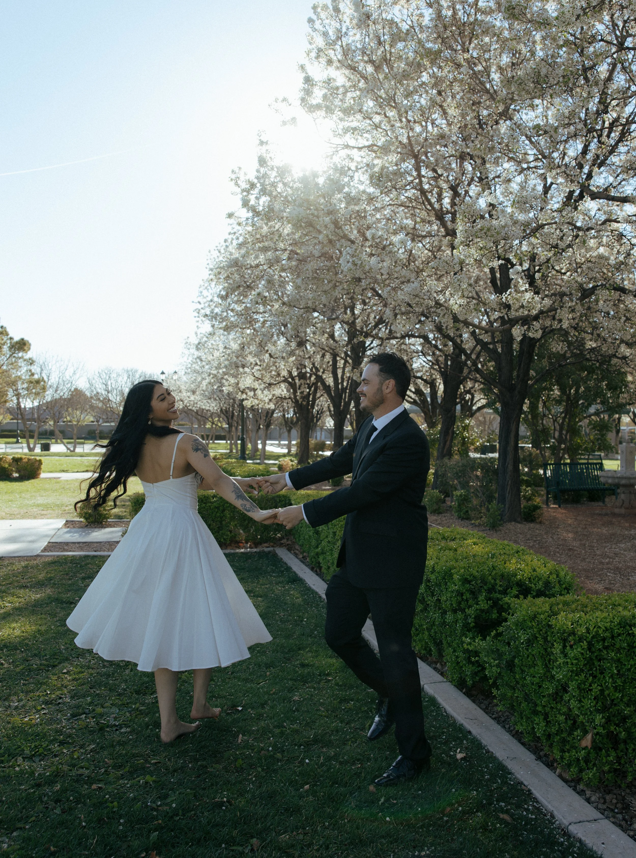 Las Vegas Gardens Park Bridal Session - Meliyah D Photography
