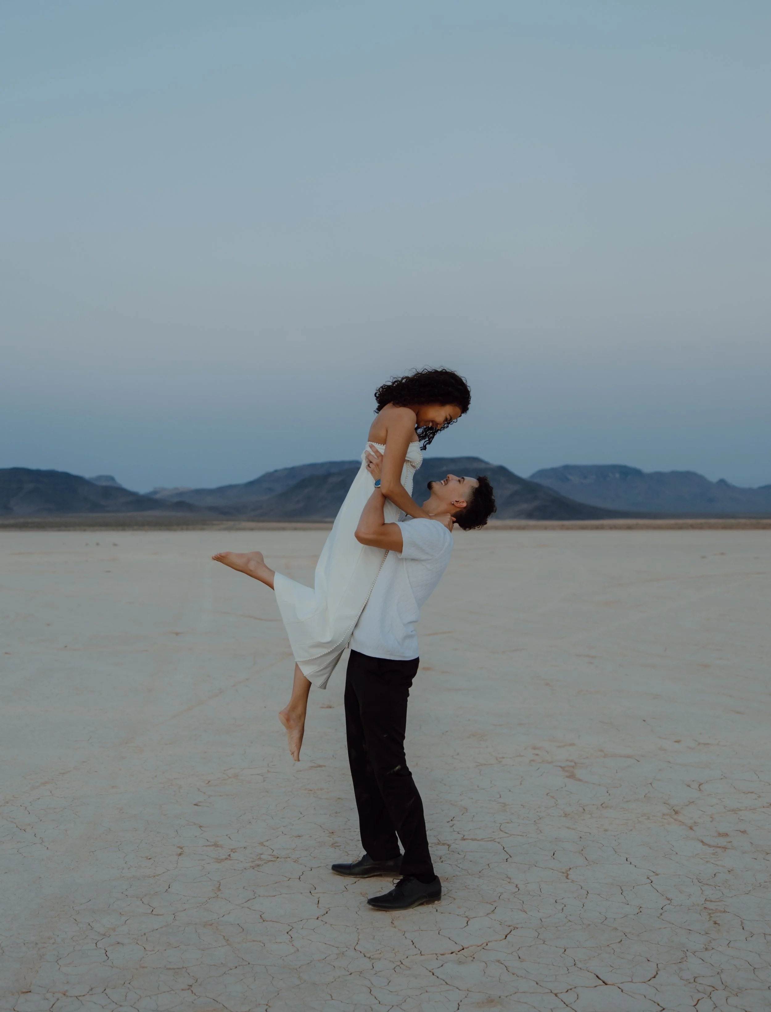Jean Dry Lake Bed Couples Session | Las Vegas Nevada - Meliyah D Photography