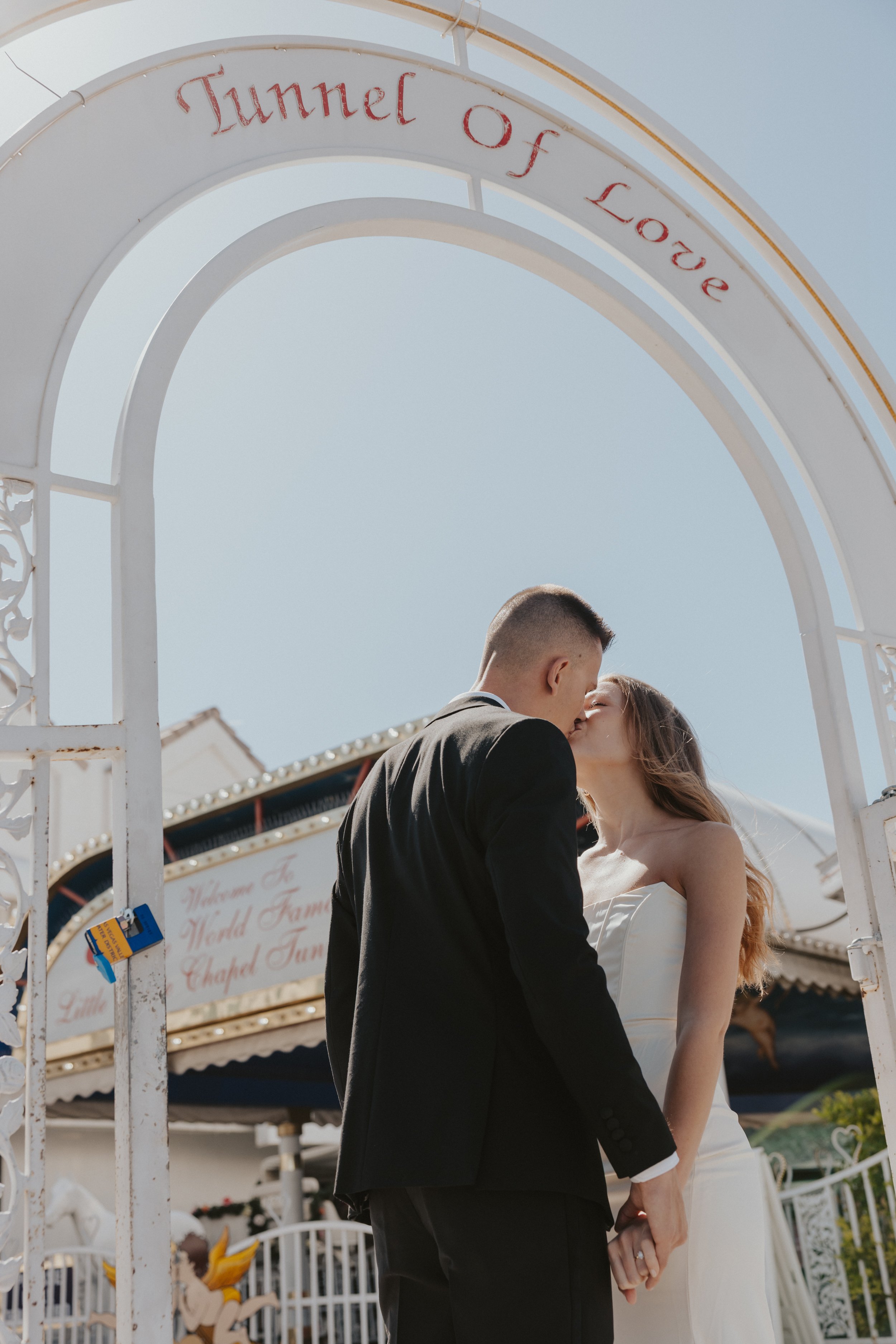 Intimate Elopement photos at The Little White Chapel | Meliyah D Photography