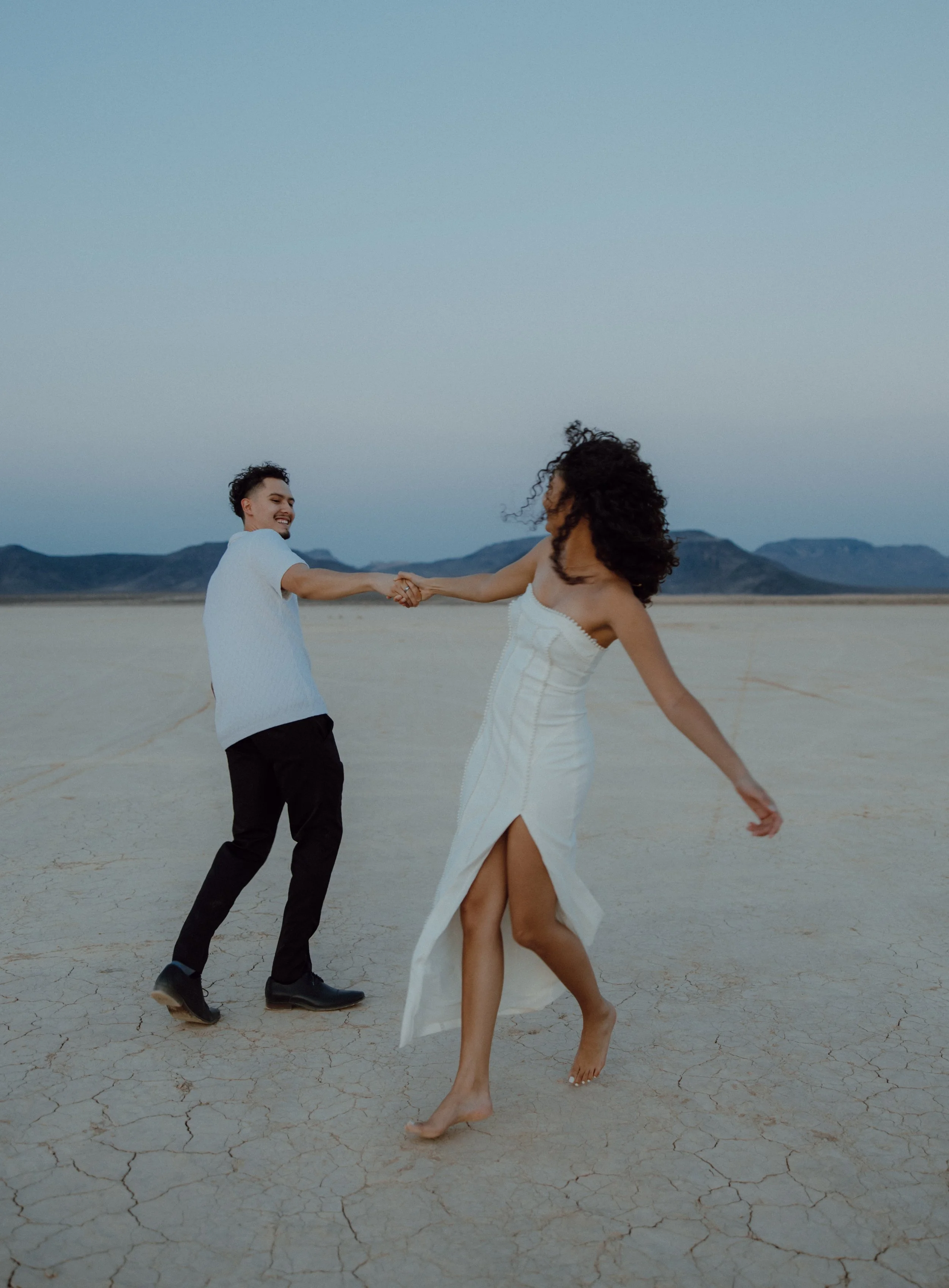 Jean Dry Lake Bed Couples Session | Las Vegas Nevada - Meliyah D Photography