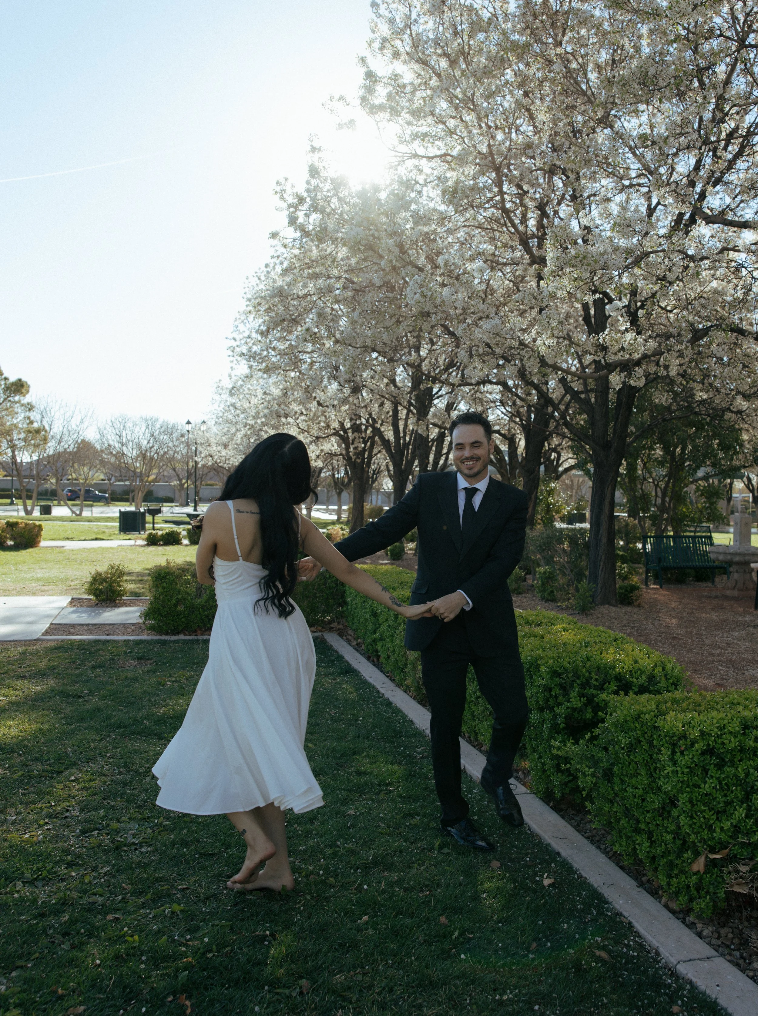 Las Vegas Gardens Park Bridal Session - Meliyah D Photography