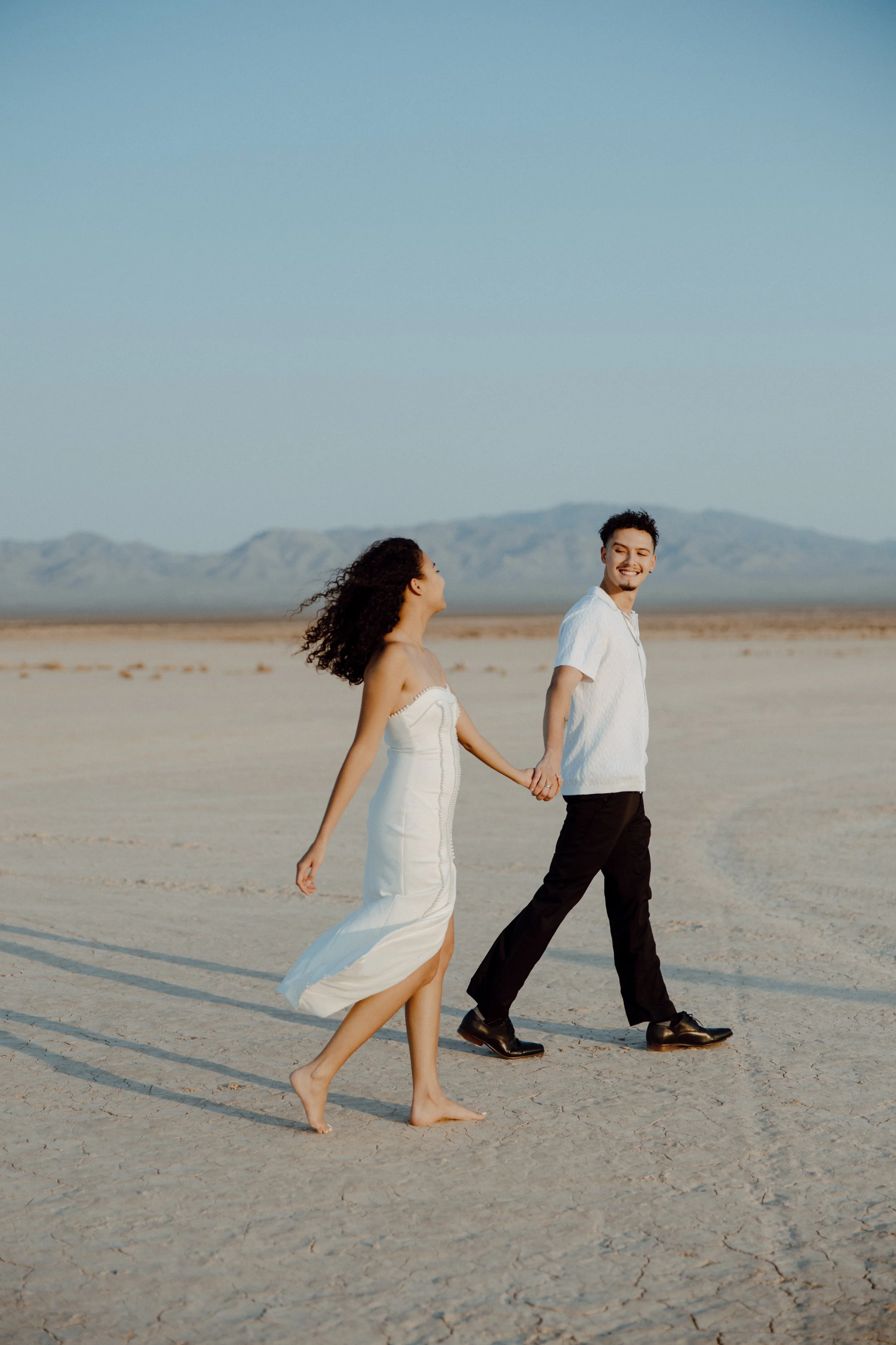 Jean Dry Lake Bed Couples Session | Las Vegas Nevada - Meliyah D Photography