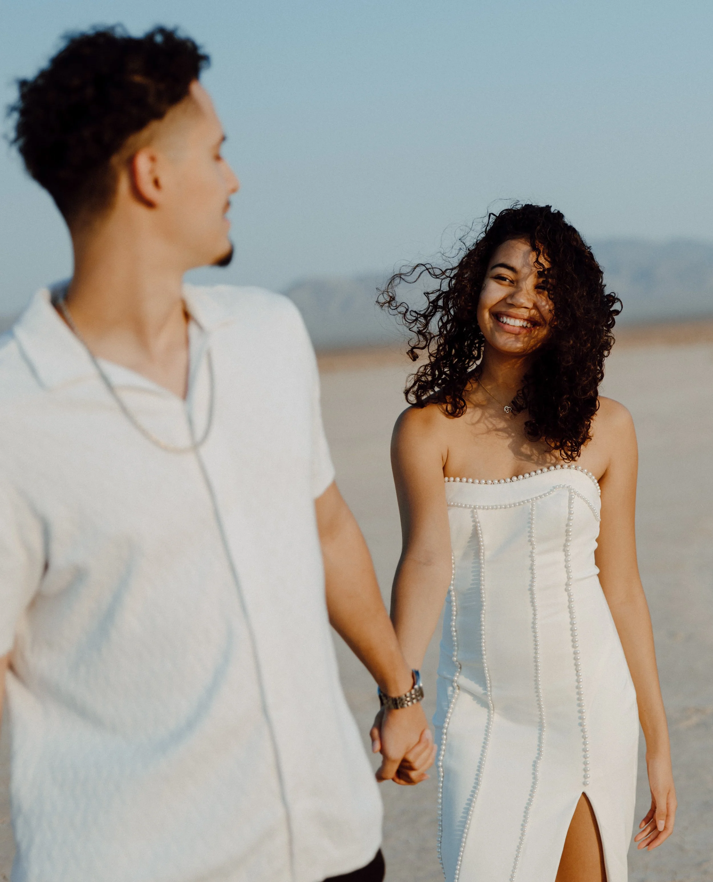 Jean Dry Lake Bed Couples Session | Las Vegas Nevada - Meliyah D Photography