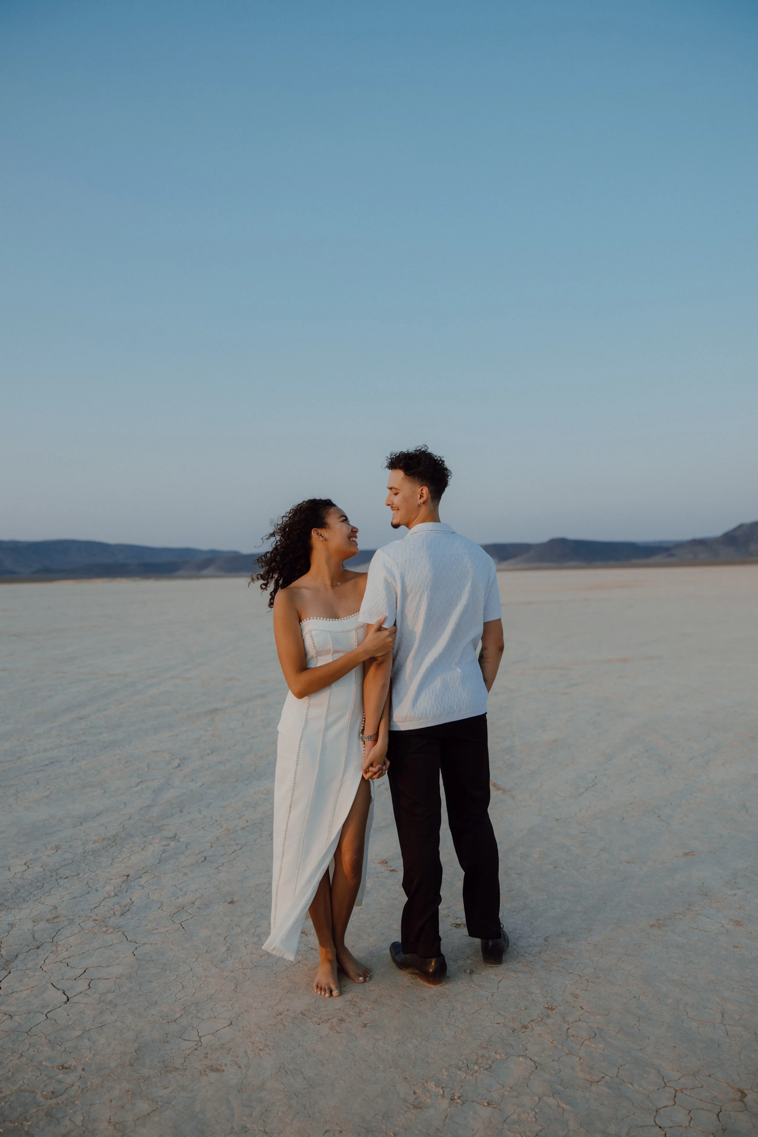 Jean Dry Lake Bed Couples Session | Las Vegas Nevada - Meliyah D Photography