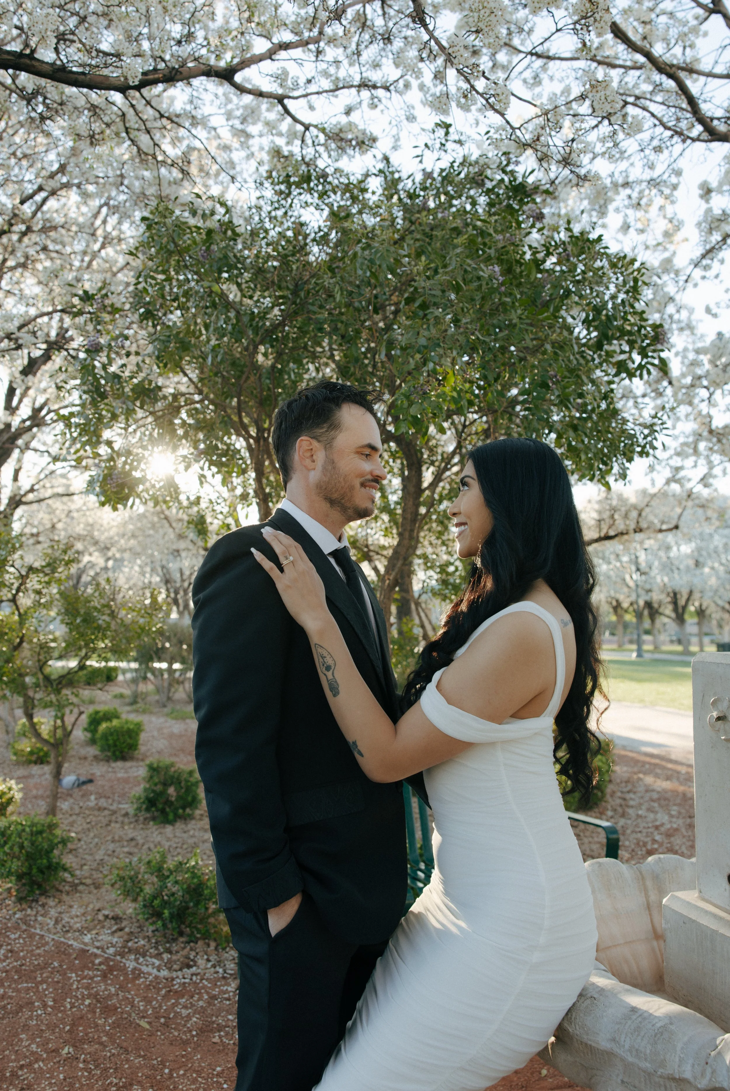Las Vegas Gardens Park Bridal Session - Meliyah D Photography