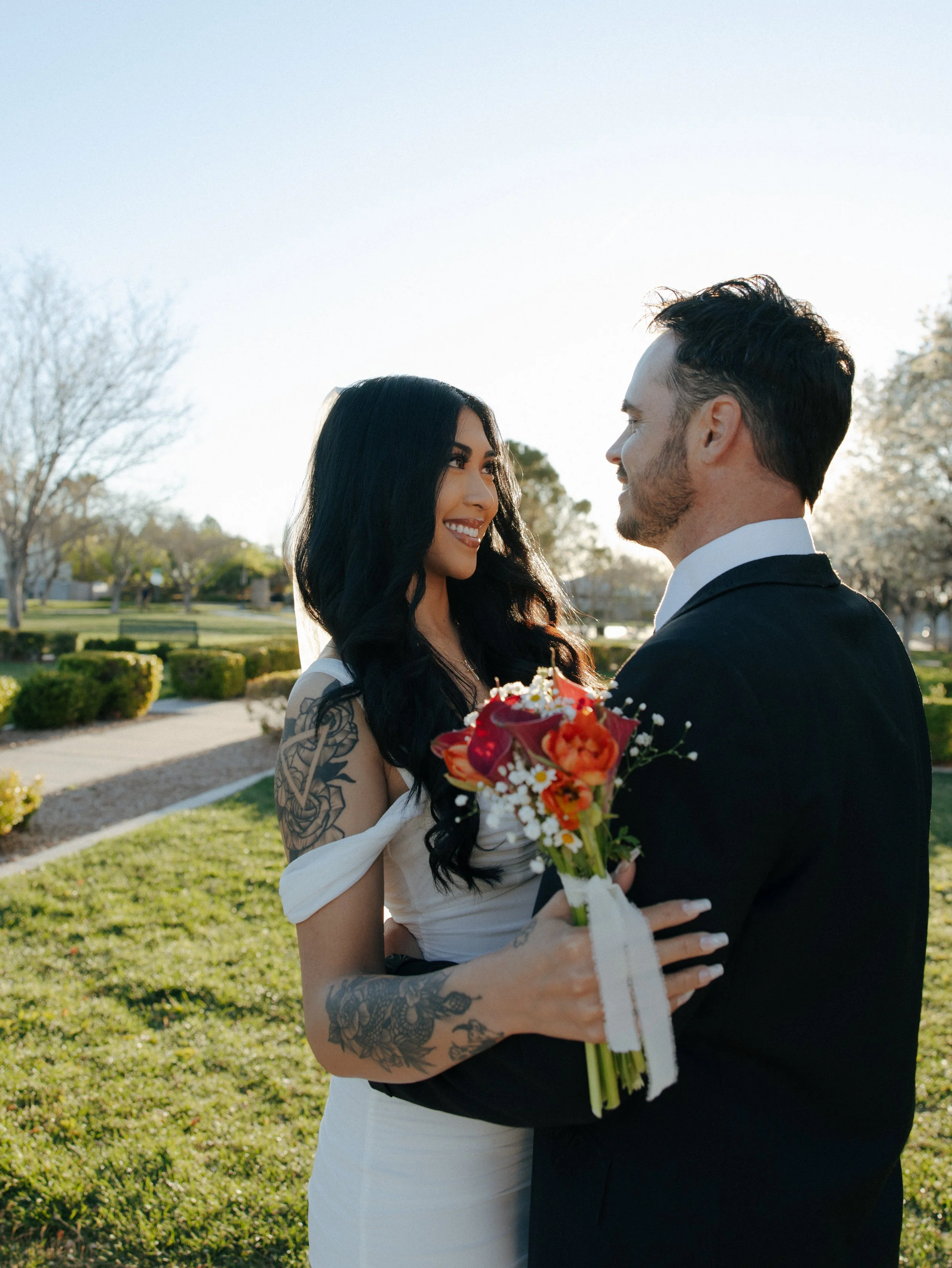 Las Vegas Gardens Park Bridal Session - Meliyah D Photography