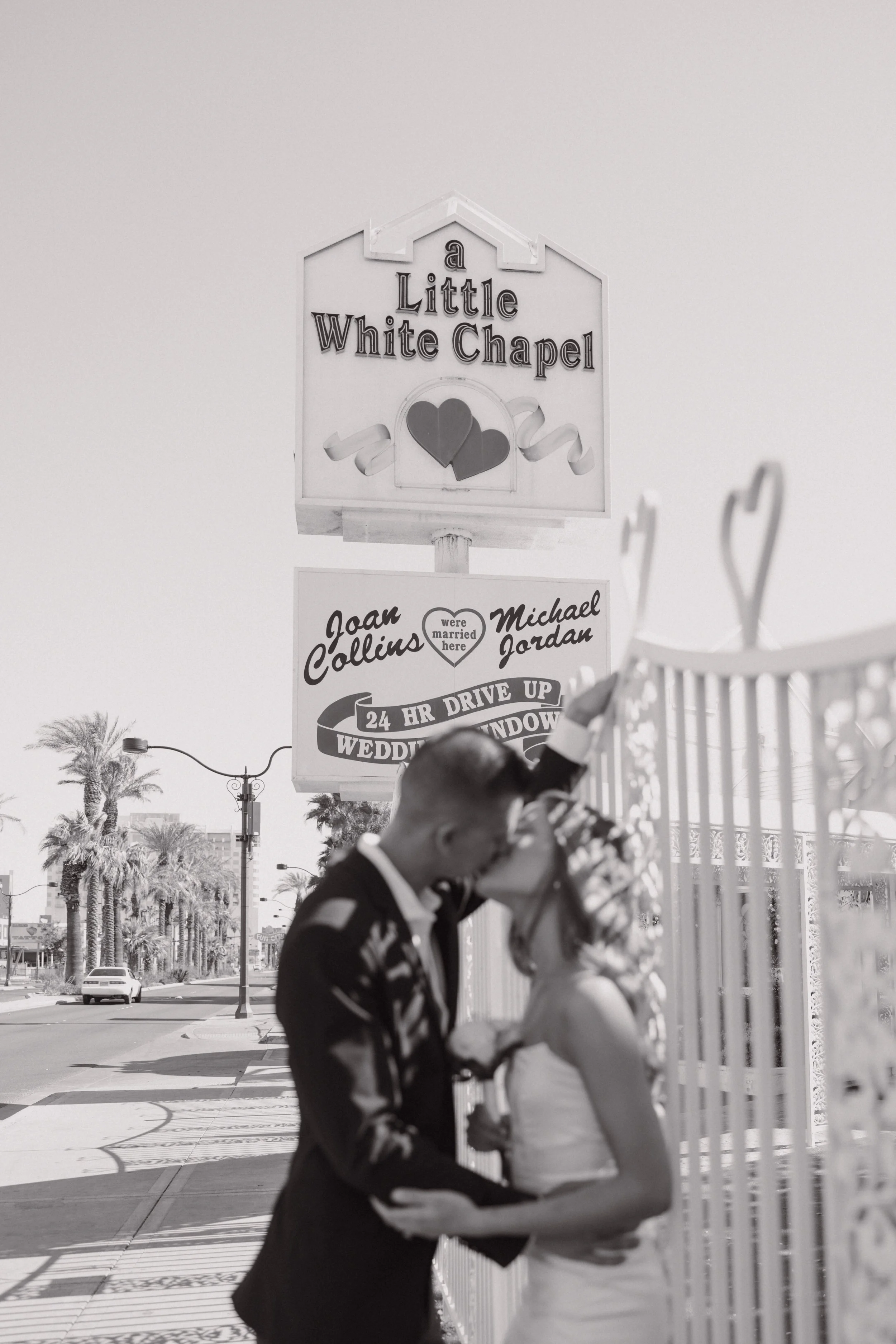 Intimate Elopement photos at The Little White Chapel | Meliyah D Photography