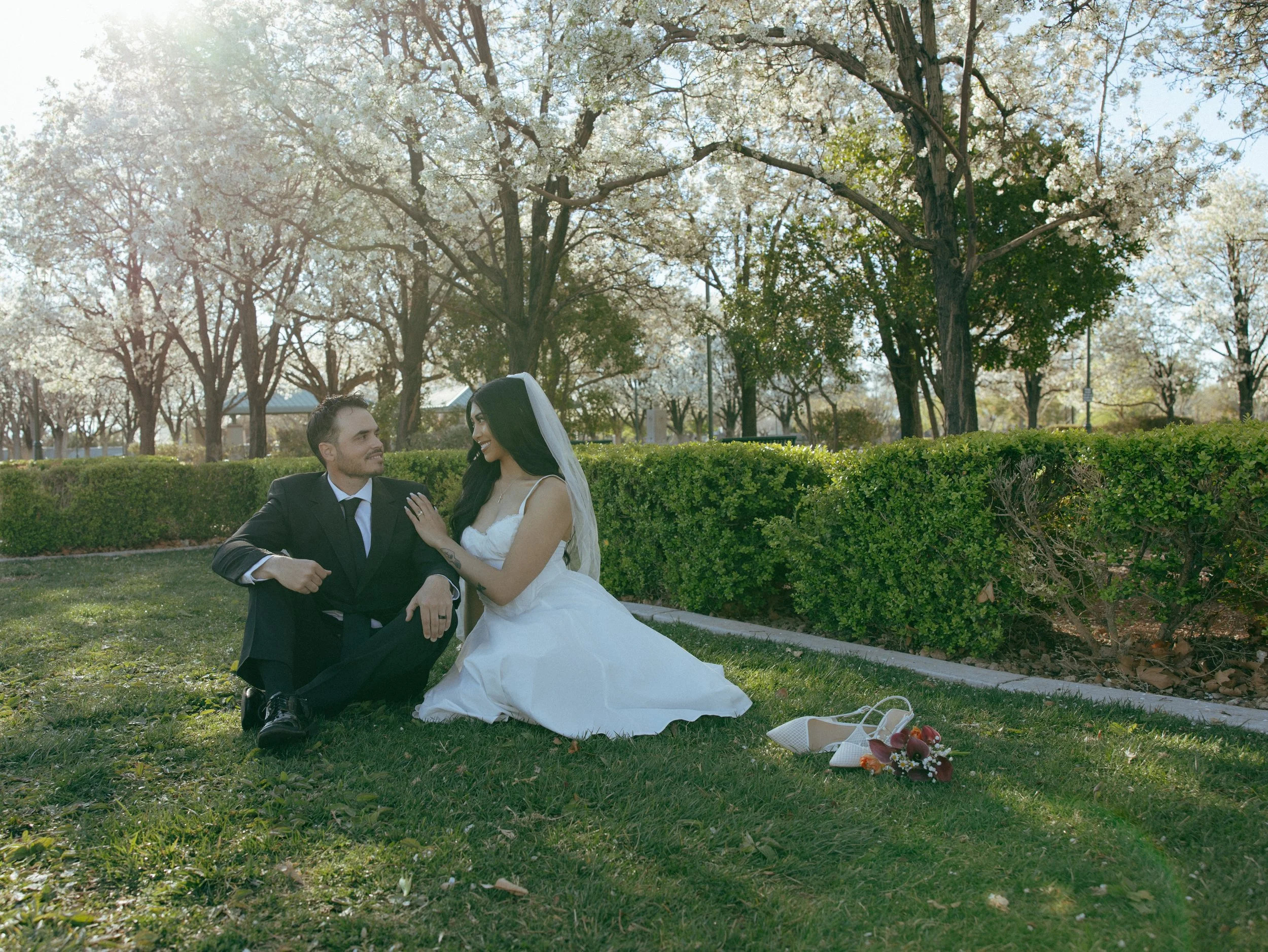 Las Vegas Gardens Park Bridal Session - Meliyah D Photography