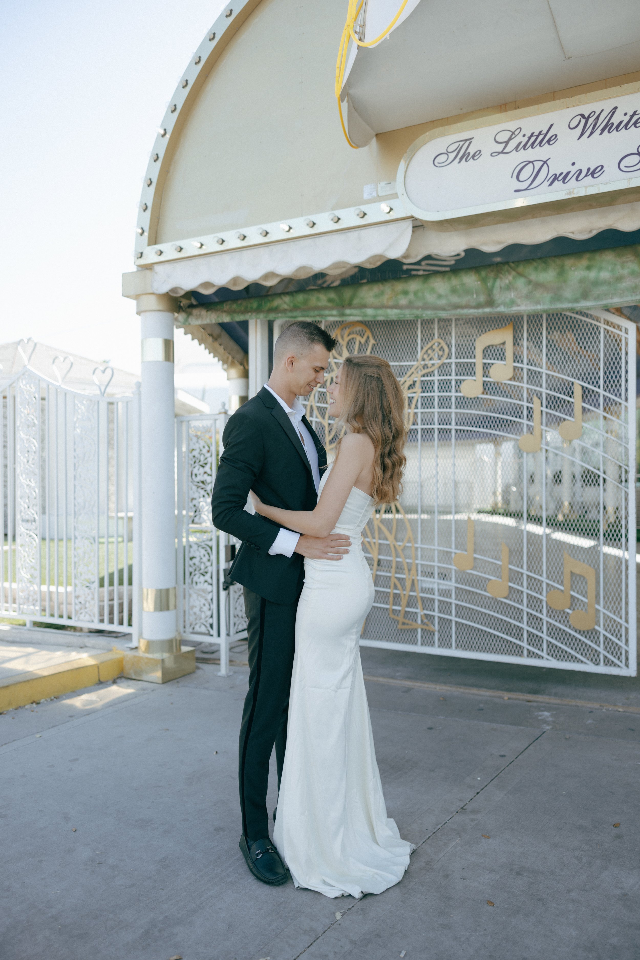Intimate Elopement photos at The Little White Chapel | Meliyah D Photography