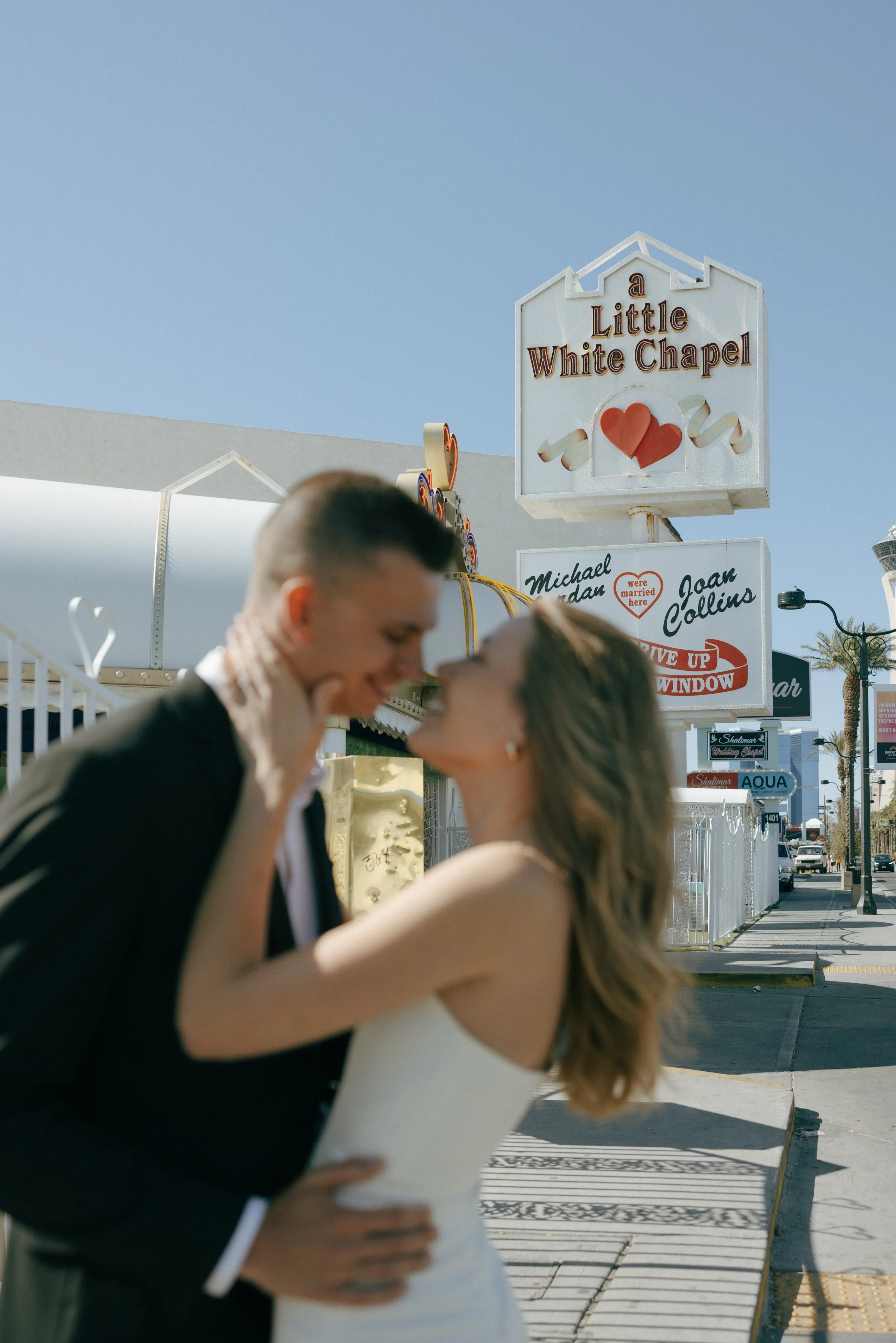 Intimate Elopement photos at The Little White Chapel | Meliyah D Photography