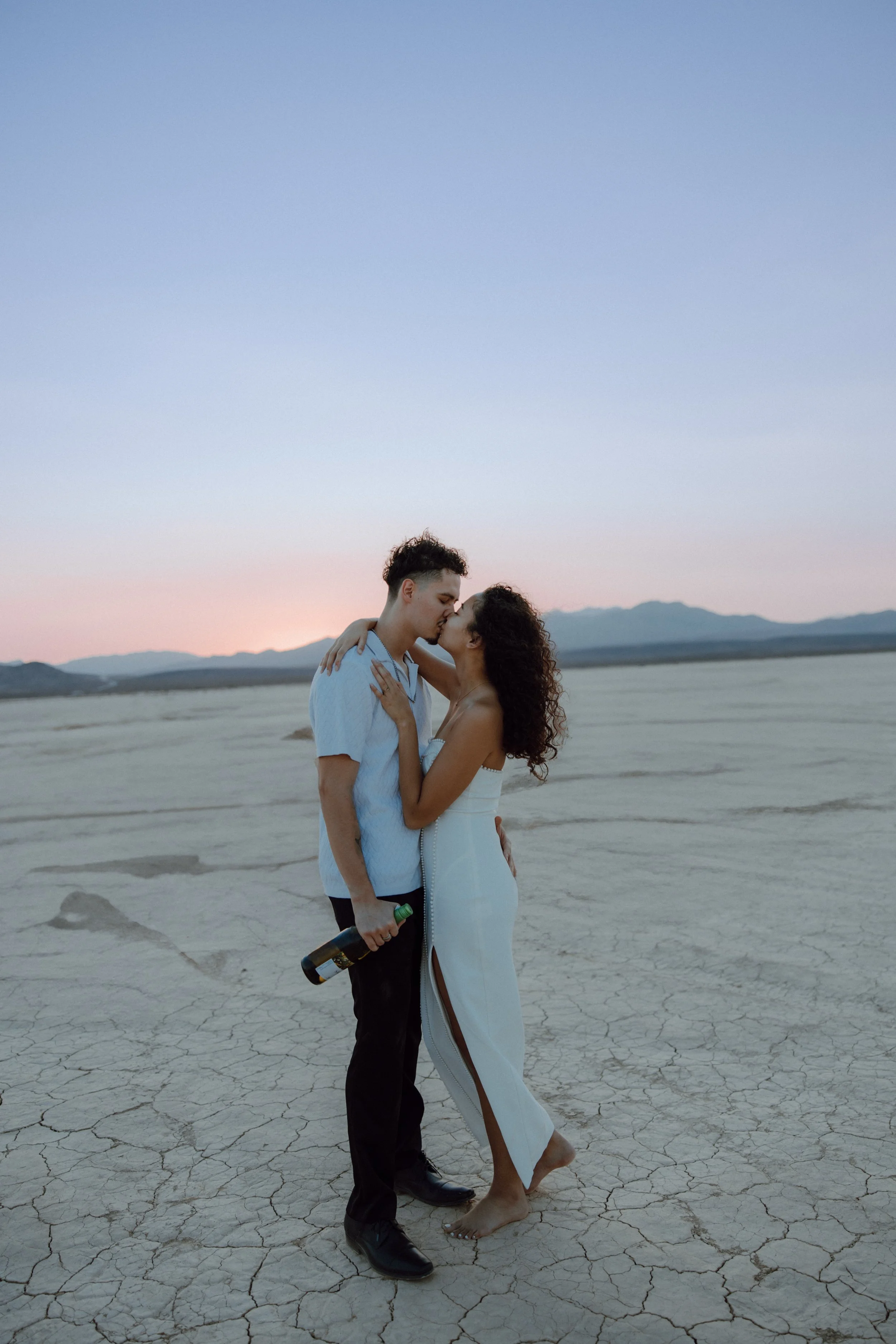 Jean Dry Lake Bed Couples Session | Las Vegas Nevada - Meliyah D Photography