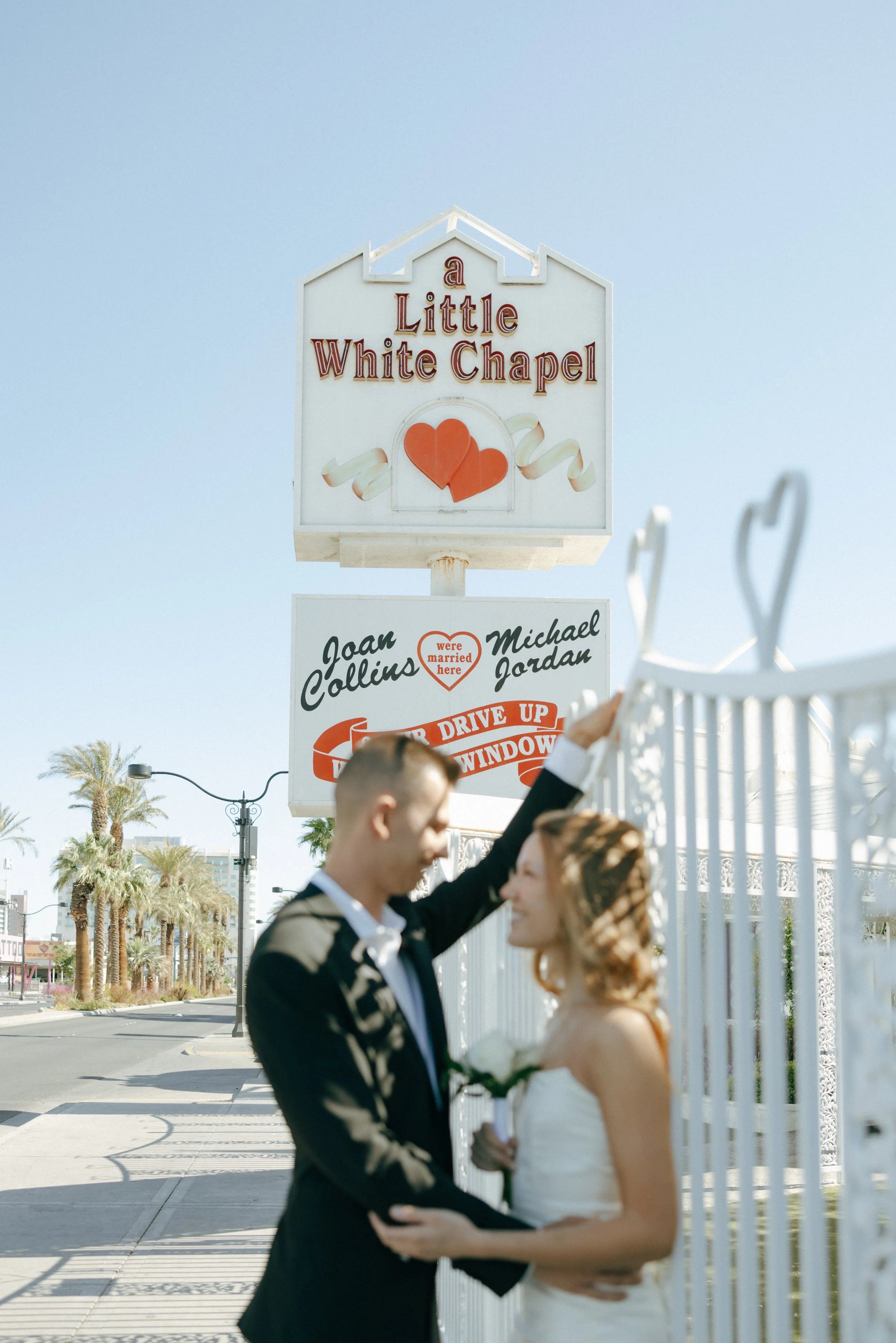 Intimate Elopement photos at The Little White Chapel | Meliyah D Photography