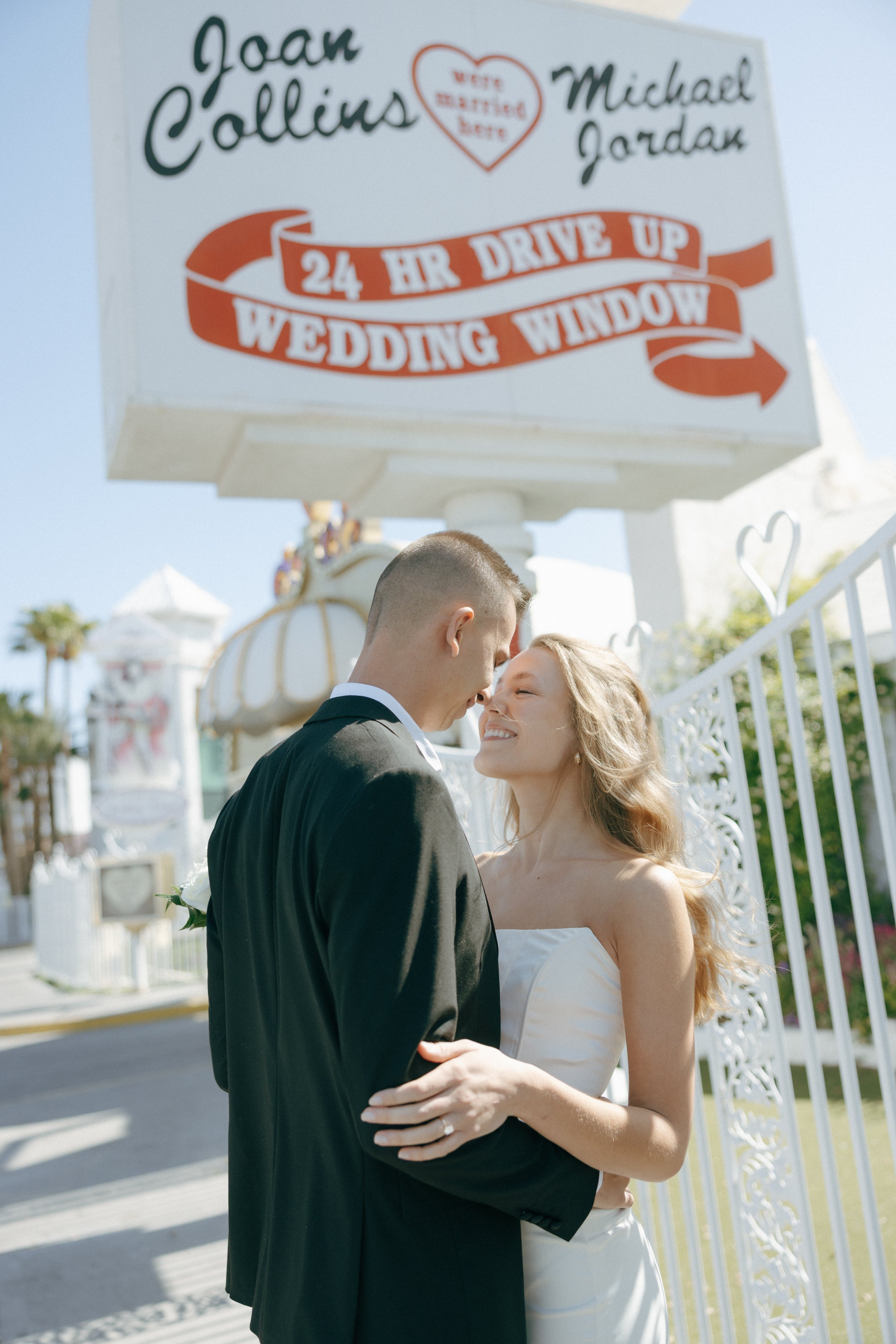 Intimate Elopement photos at The Little White Chapel | Meliyah D Photography