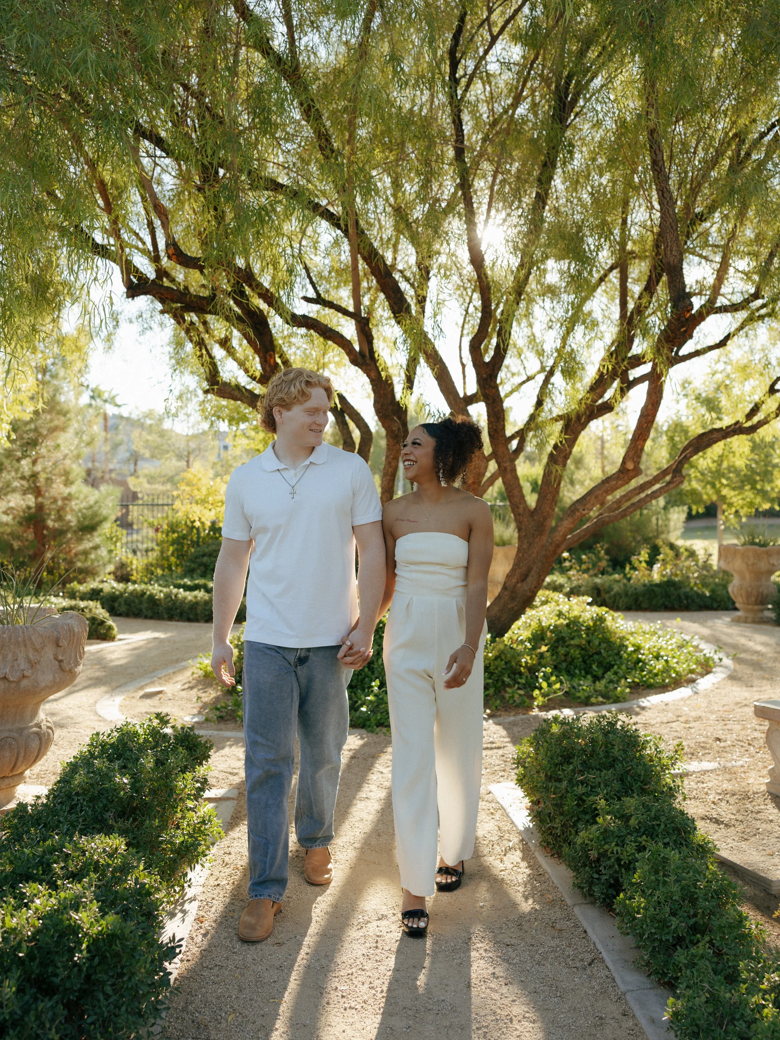 Garden Engagement Session | Las Vegas | Meliyah D Photography