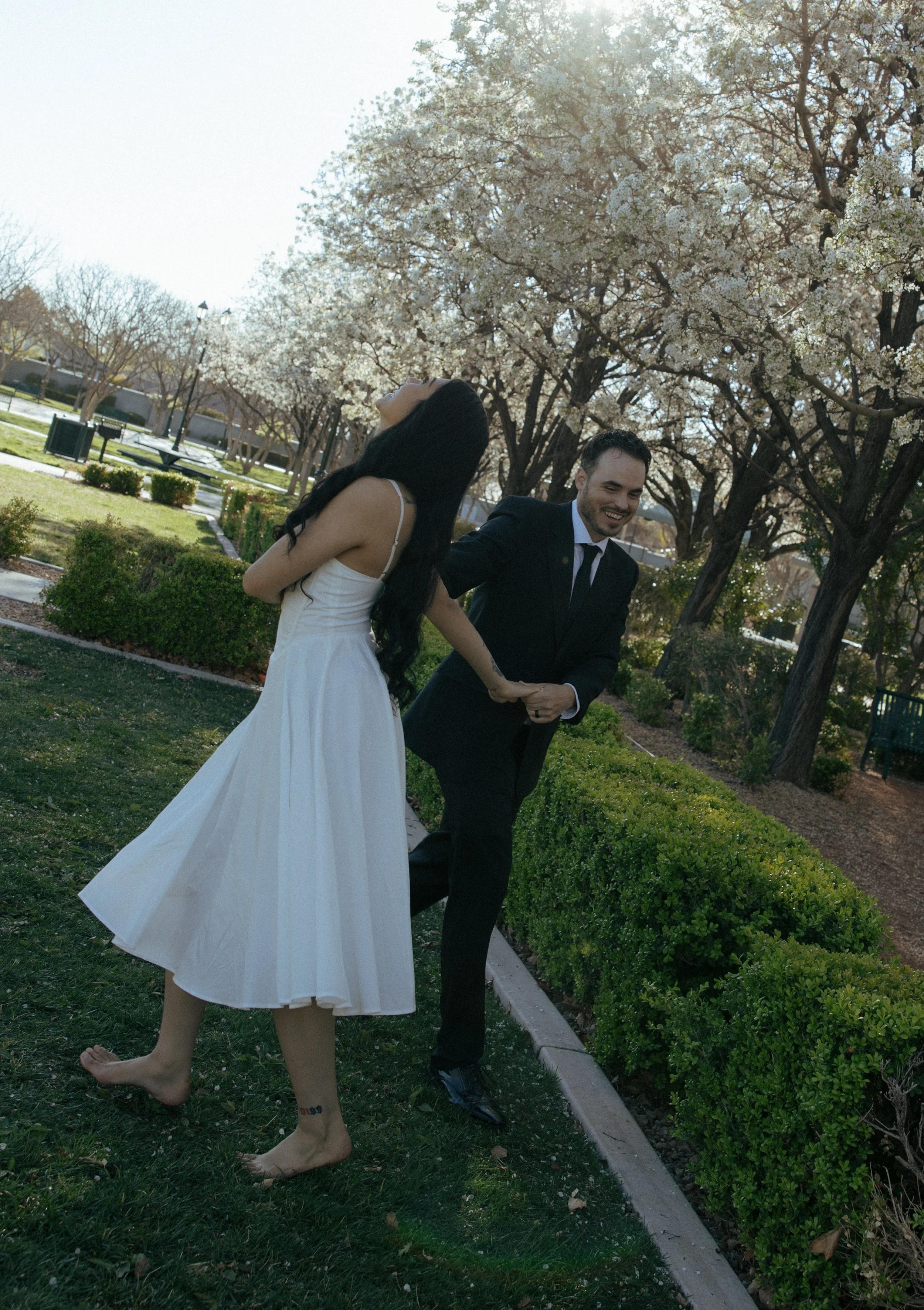 Las Vegas Gardens Park Bridal Session - Meliyah D Photography