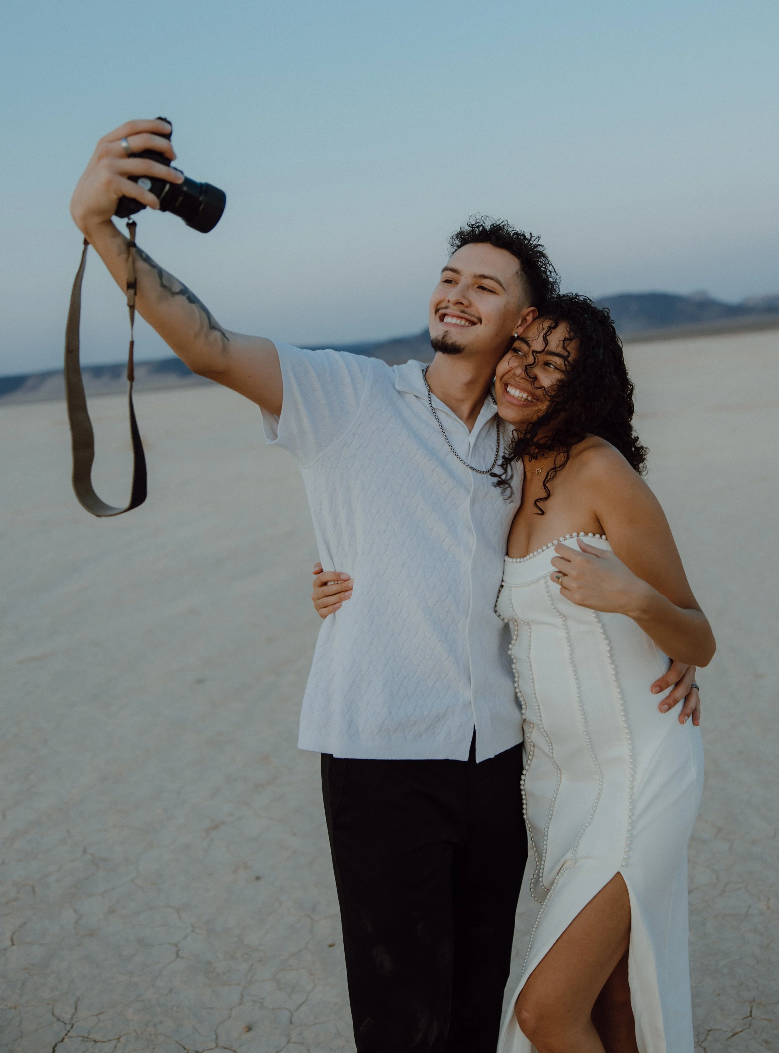 Jean Dry Lake Bed Couples Session | Las Vegas Nevada - Meliyah D Photography