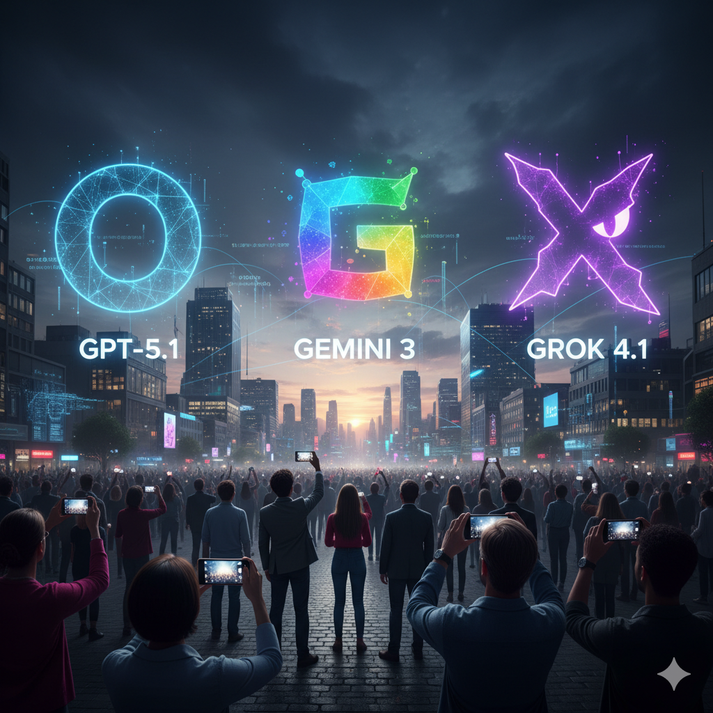 Die KI-Superwoche: GPT-5.1, Gemini 3 und Grok 4.1