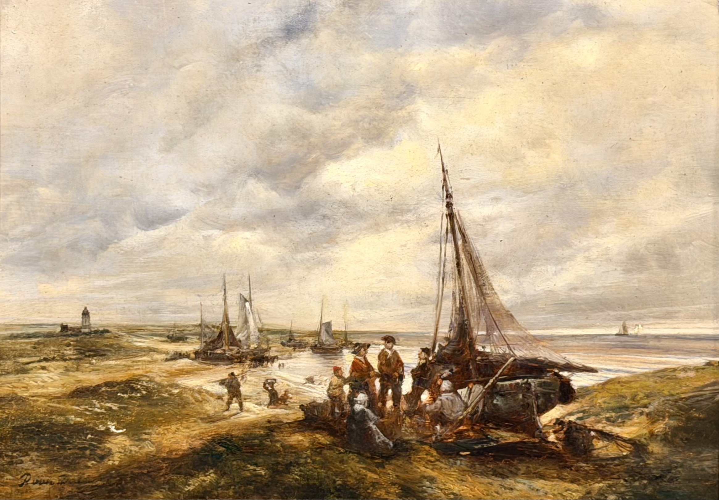 Docking at the shore