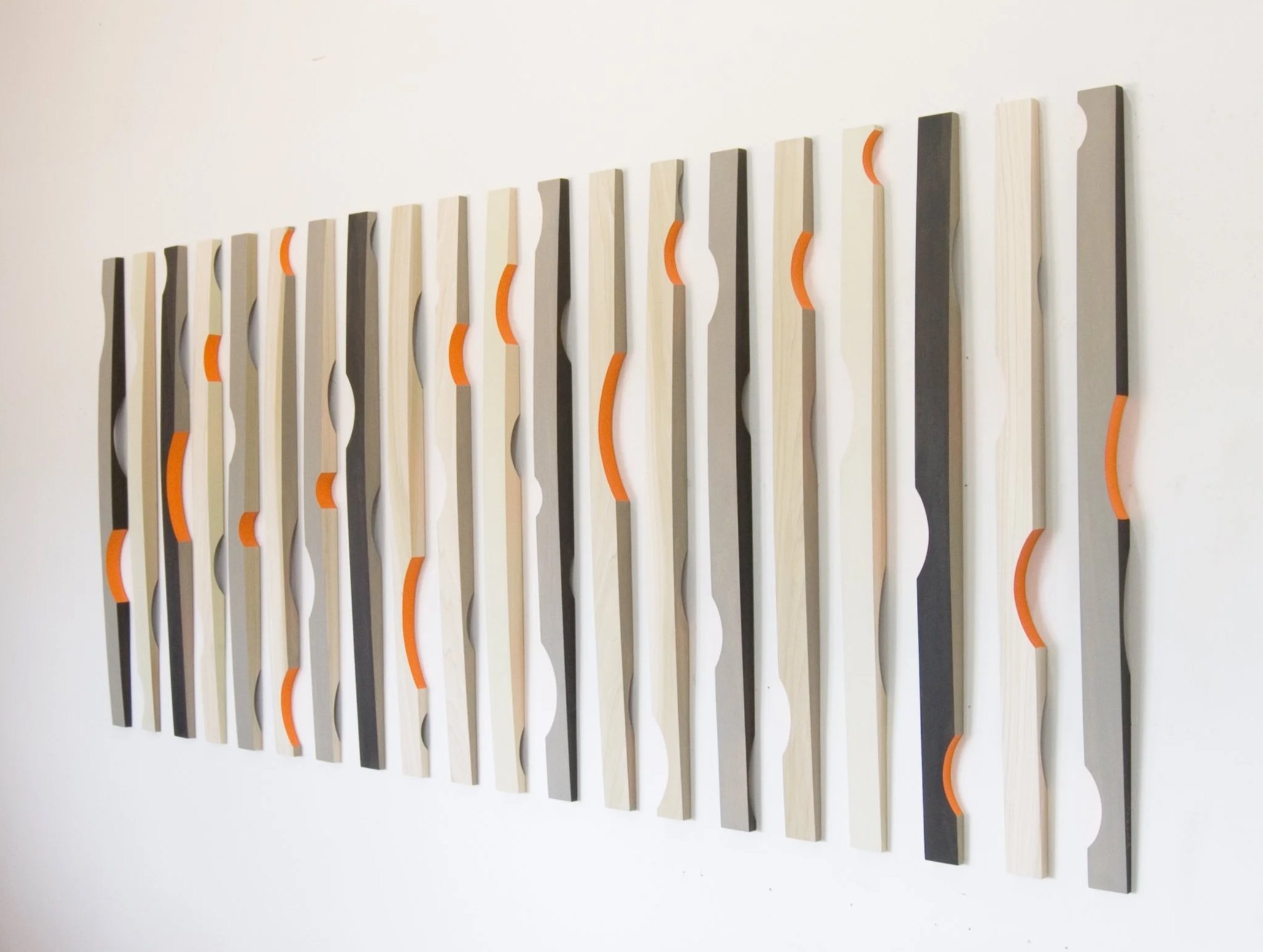 2221, LES ORIGINES 73, 44X98", Jun-12, yellow poplar