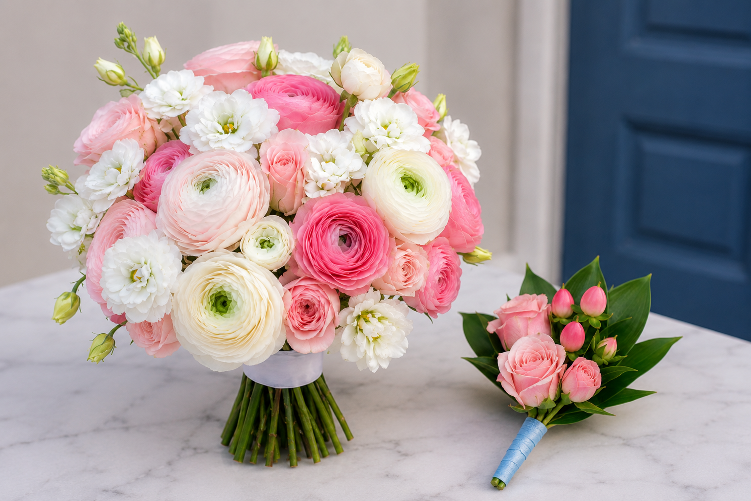 Homecoming Bouquet + Boutonnière Bundle