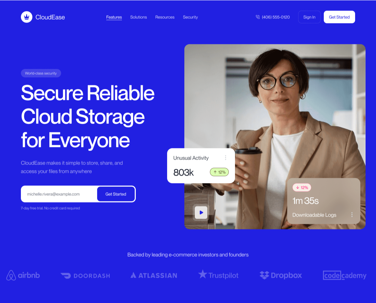 cloud storage SaaS web application interface design with modern dashboard layout and intuitive user experience