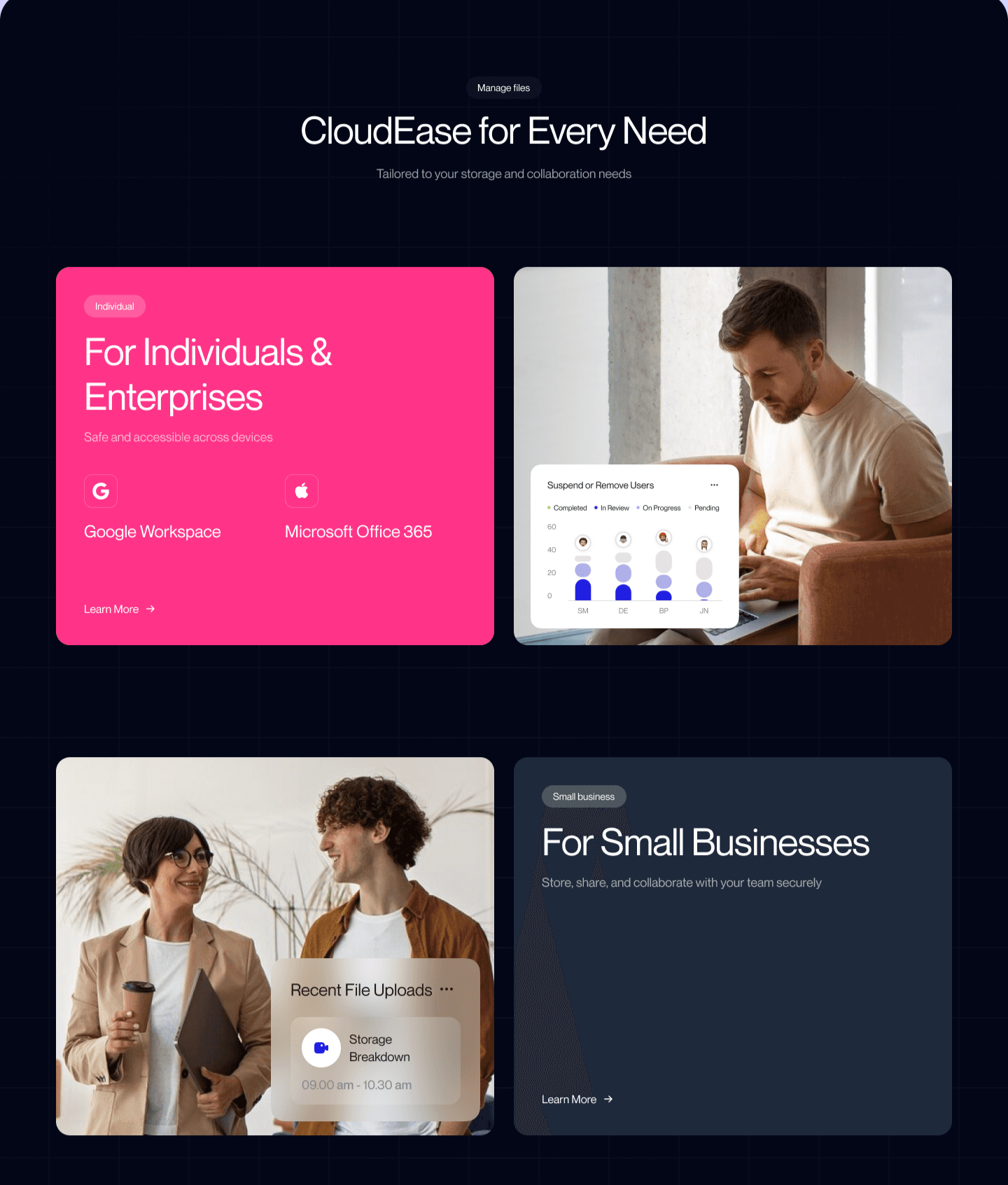 B2B SaaS product mobile interface design with intuitive user flow and data management tools