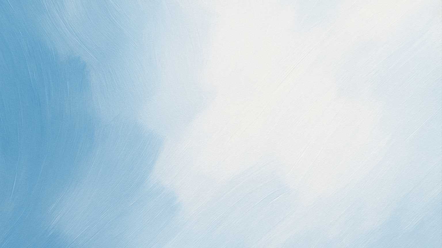 Soft blue and white abstract paint texture with subtle brush strokes background representing creativity and design
