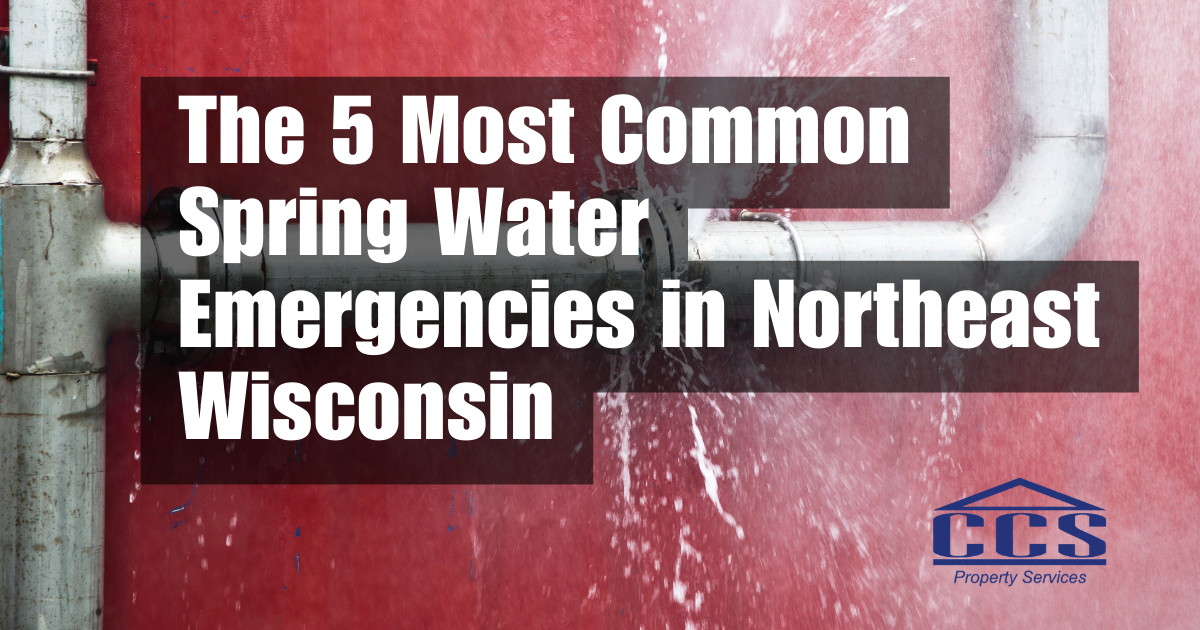 The 5 Most Common Spring Water Emergencies in Northeast Wisconsin
