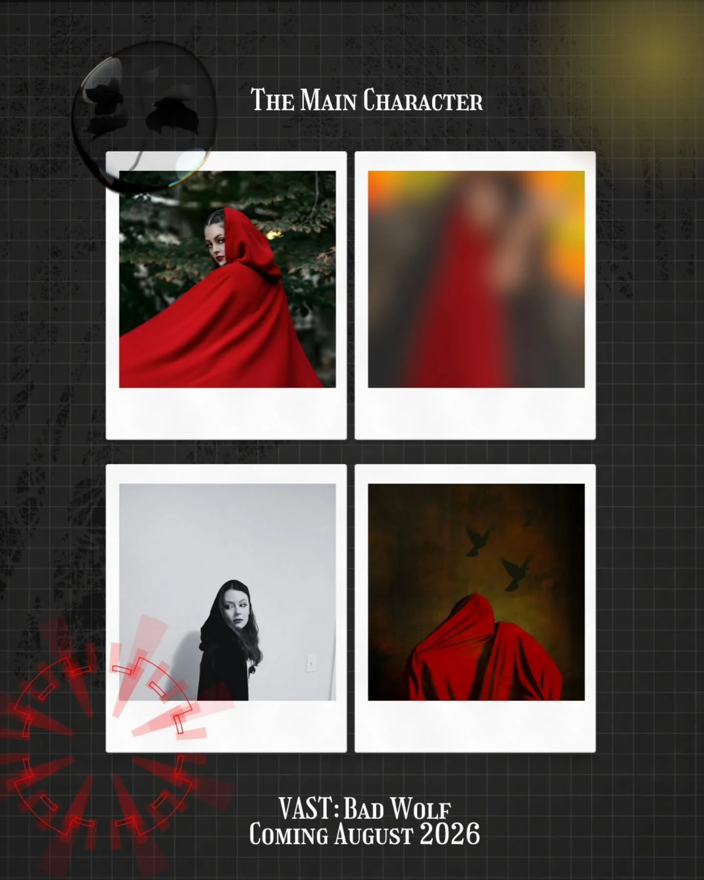 Did I use a picture of myself as my FMC? Yes.

Did I also use a mushroom with "shaggy hair" (according to stock sites) to represent my MMC because I've searched days for a free photo of a blond man with shaggy hair but want to rip my hair o