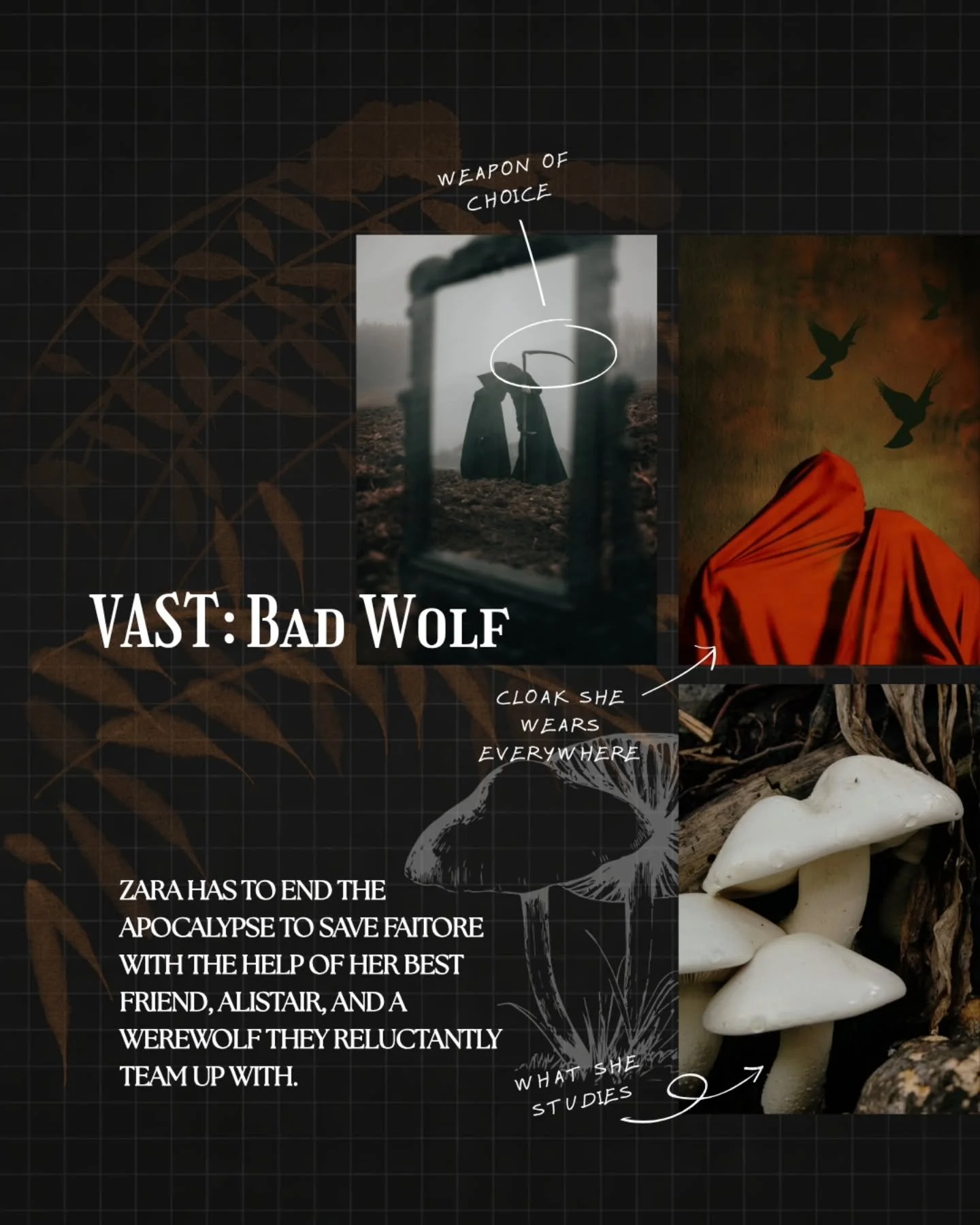 Is Zara starting to come together? 😉

Technically only 4 months until you get to meet her. This year is already flying by so fast.

VAST: Bad Wolf is the first book in the Shadows Within standalone trilogy. Coming August 2026.