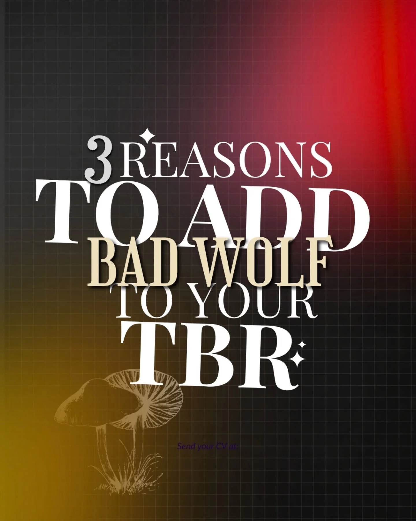 Happy Wednesday! ☺️ 

As of now, book 2 is done and ready for betas! 

But in the meantime... Do any of these reasons catch your eye? 👀 

What are you hoping to accomplish by the end of the week?

VAST: Bad Wolf is the first book in the Shadows With