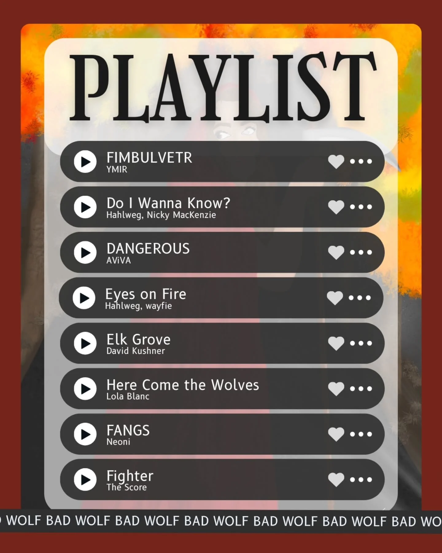 Sharing some of the playlist again! ☺️

VAST: Bad Wolf is the first book in the Shadows Within standalone trilogy. Coming August 2026.