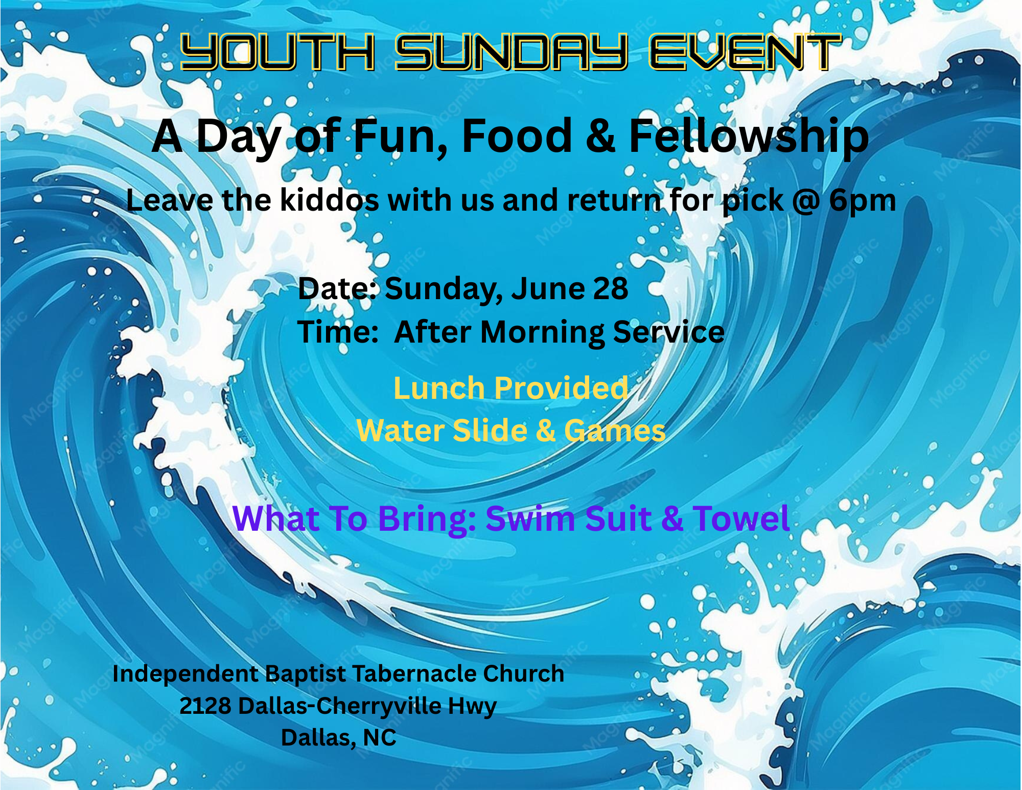 Youth Sunday Event