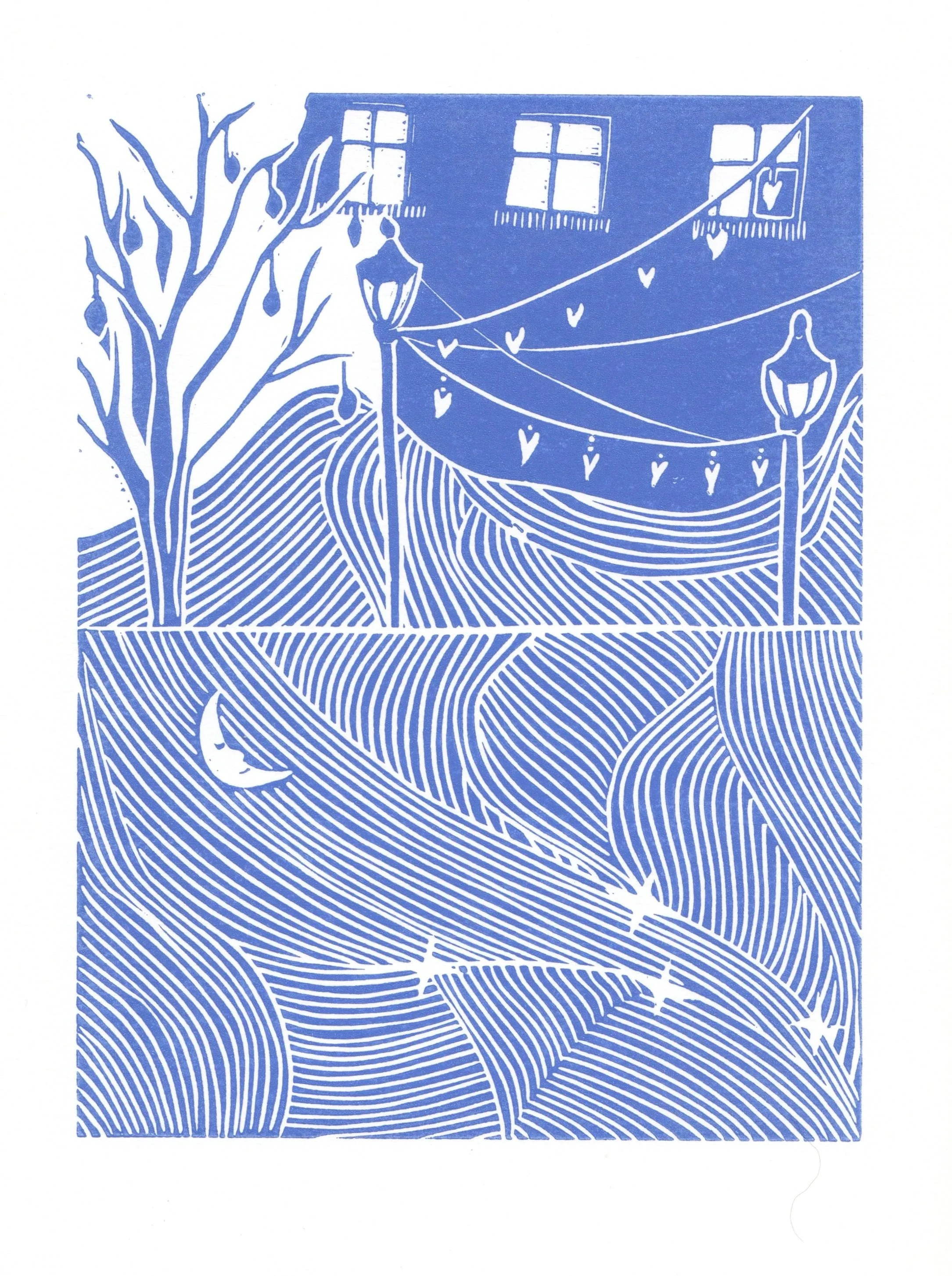 Back and Roof of Advent box