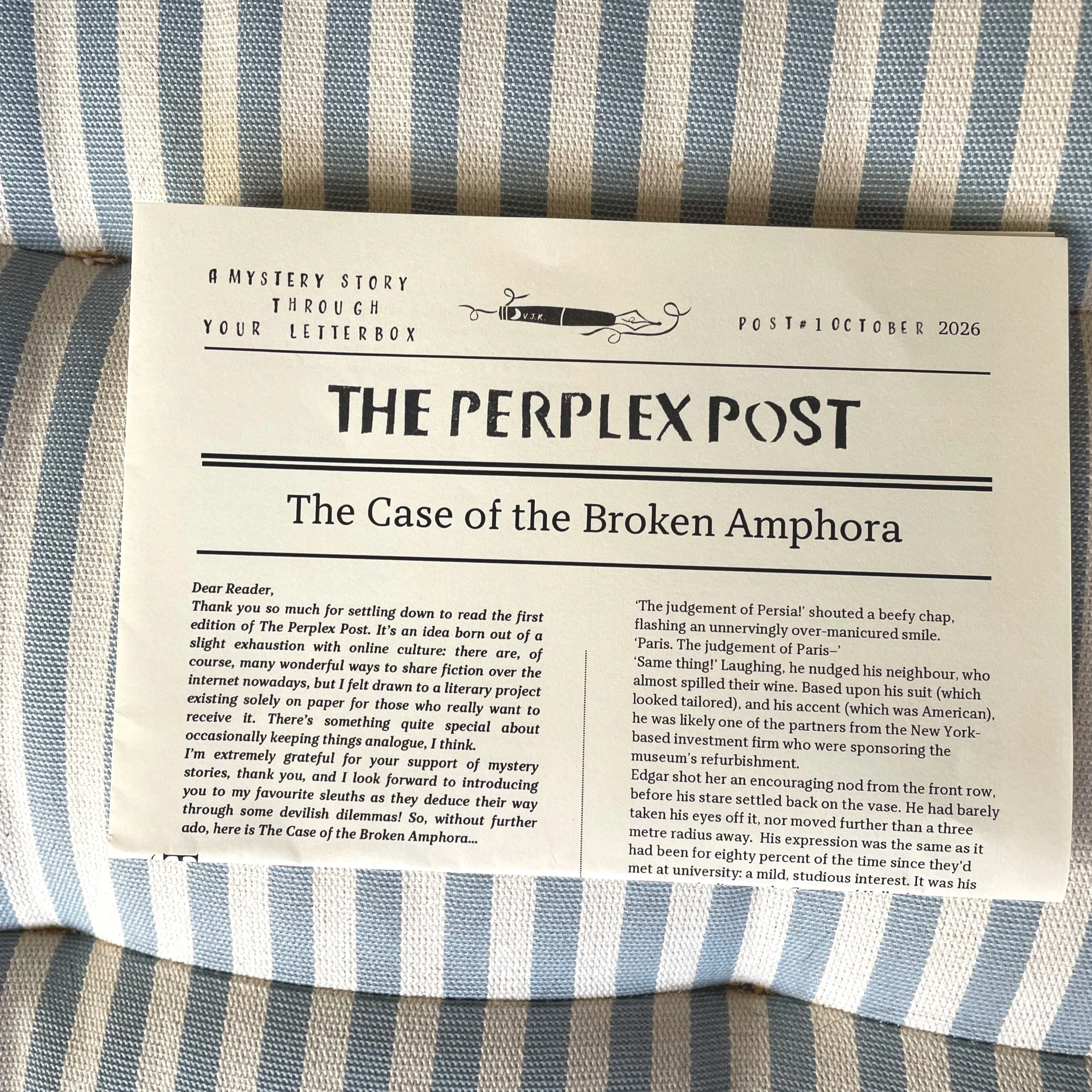 The perplex post newsprint