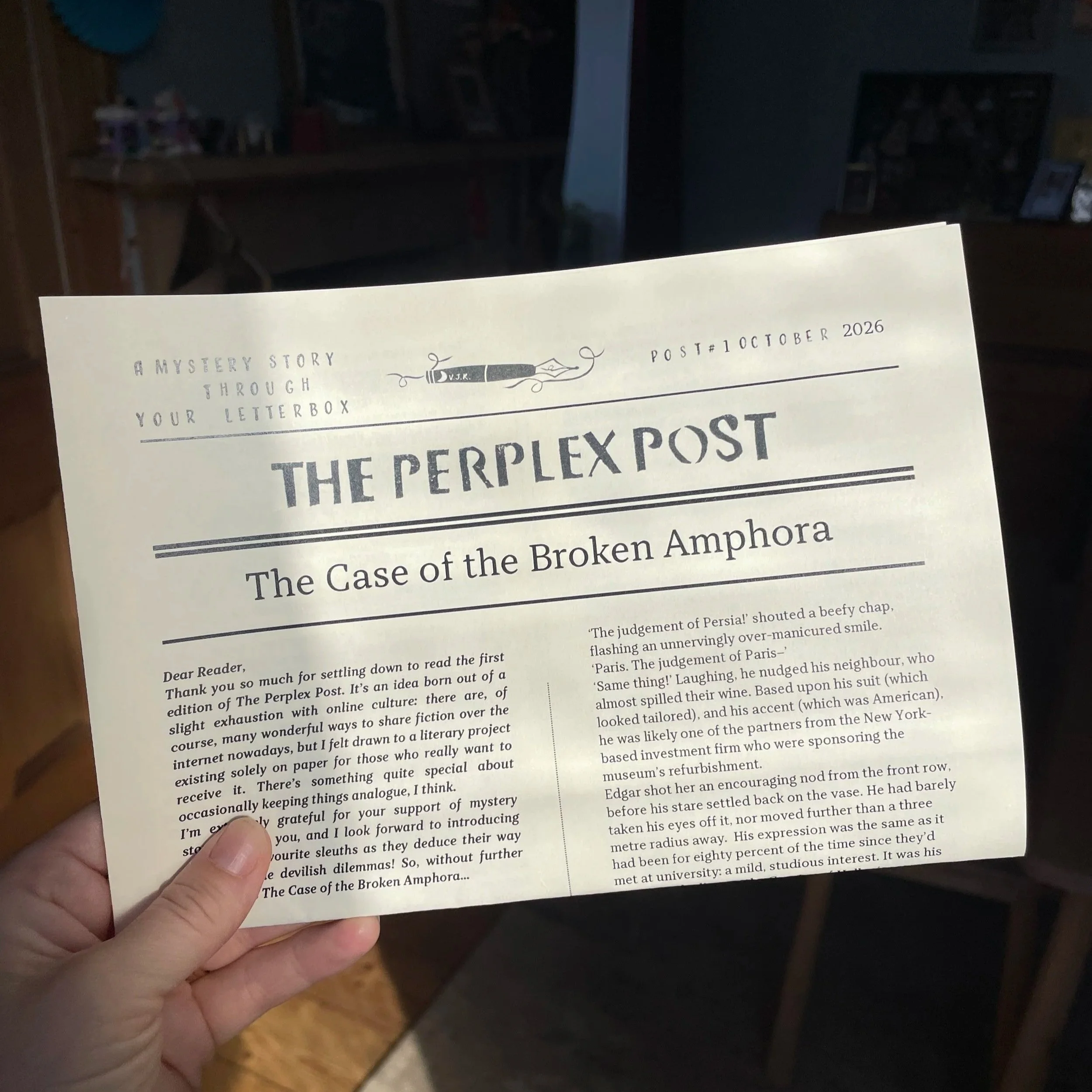 The perplex post, first edition copy