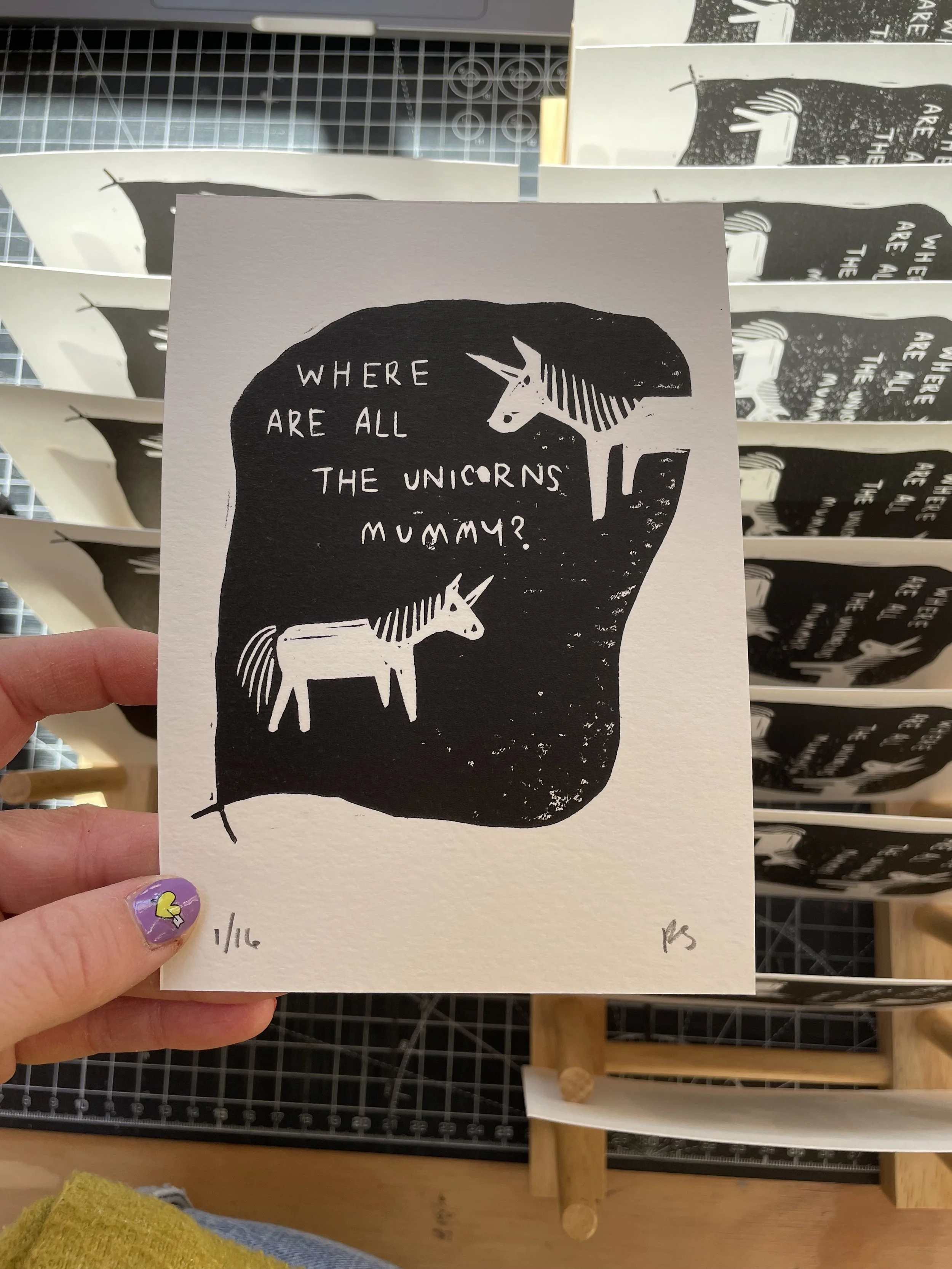 Where are all the unicorns mummy?