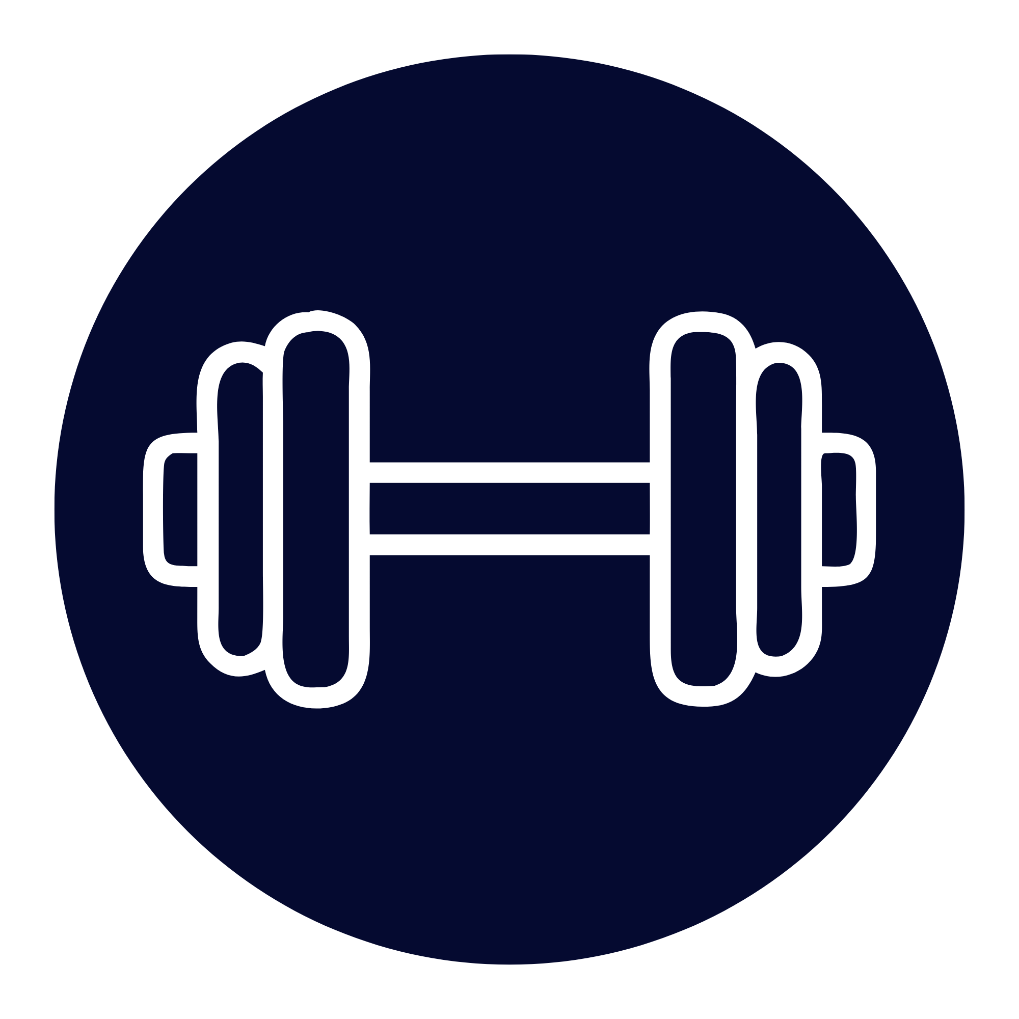 Close-up of a round dark blue badge with the word 'adb' in white lowercase letters.