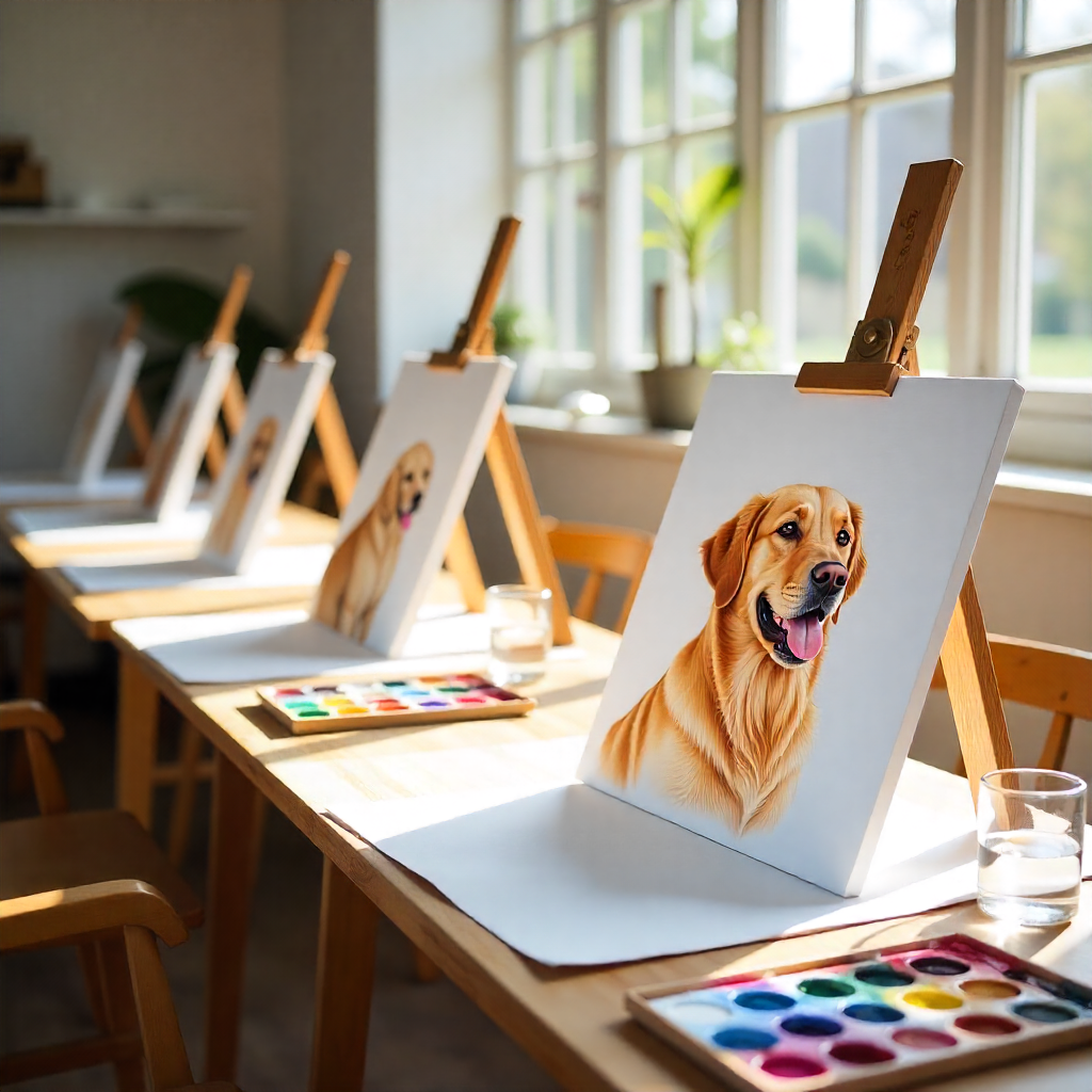 Pet Portrait Watercolor Class